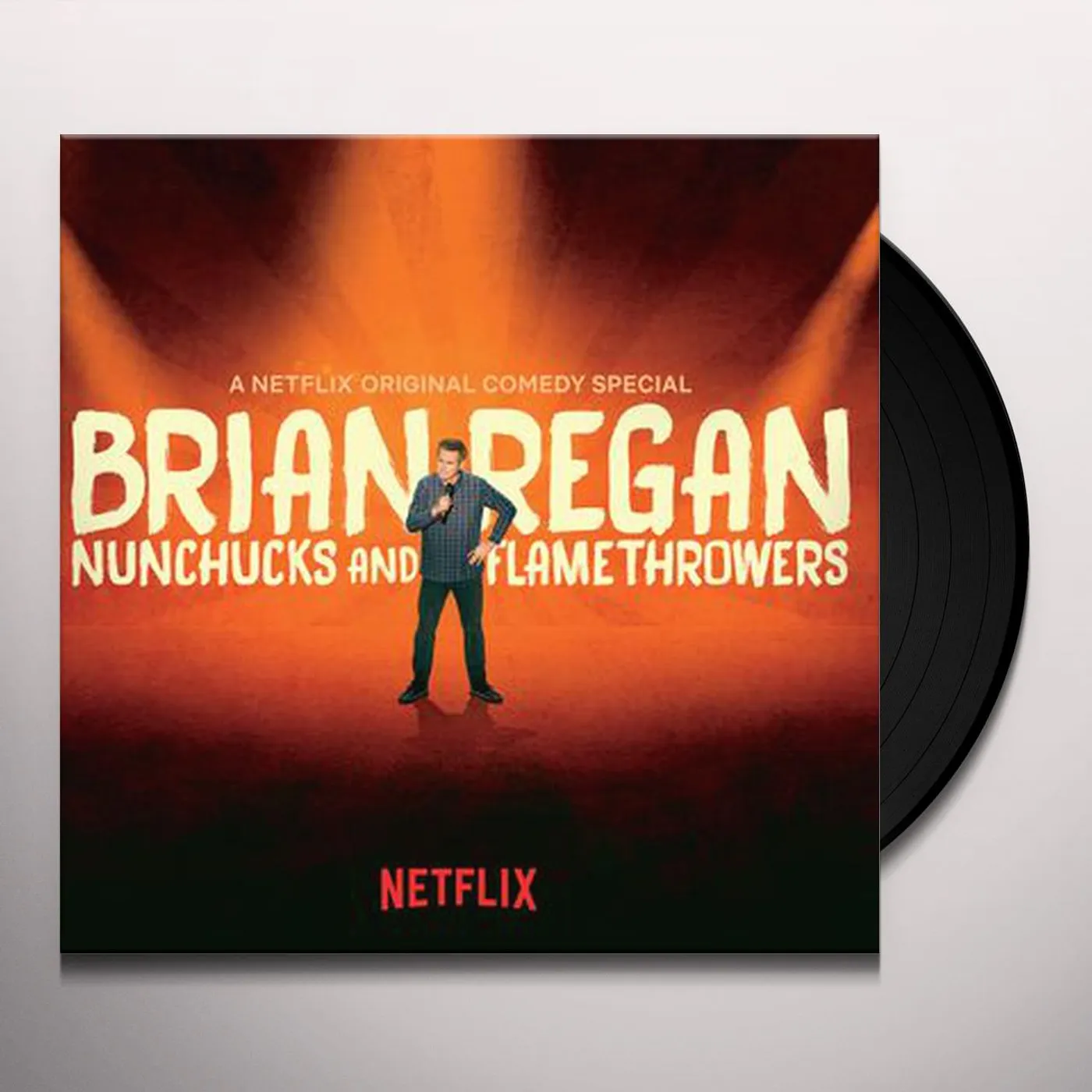 Brian Regan NUNCHUCKS AND FLAMETHROWERS Vinyl Record
