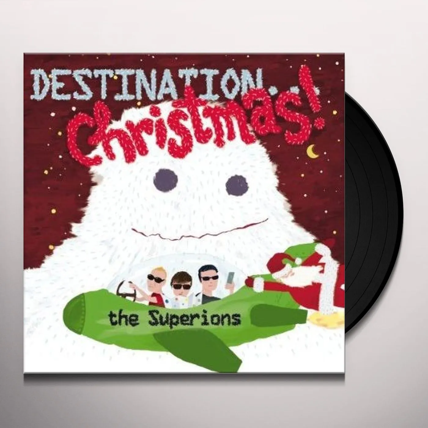The Superions DESTINATION CHRISTMAS Vinyl Record