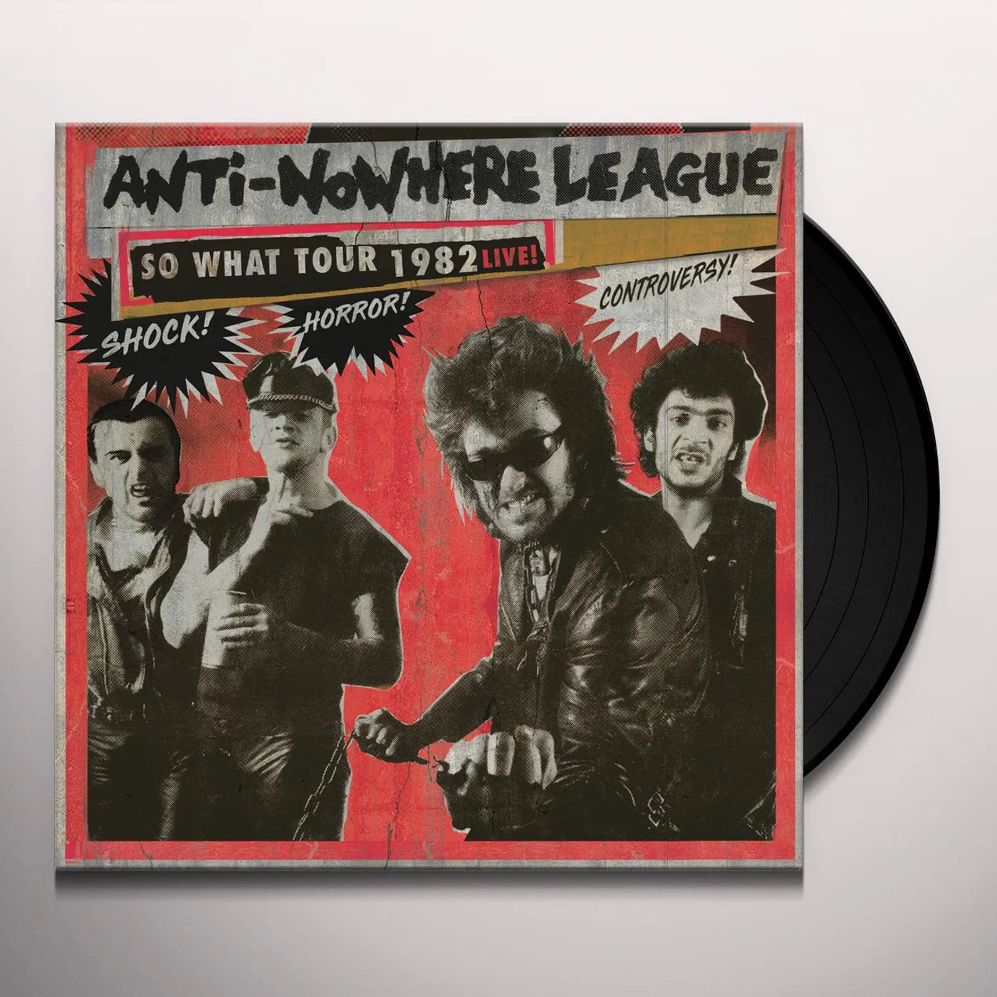 Anti-Nowhere League So What Tour 1982 Live! Vinyl Record