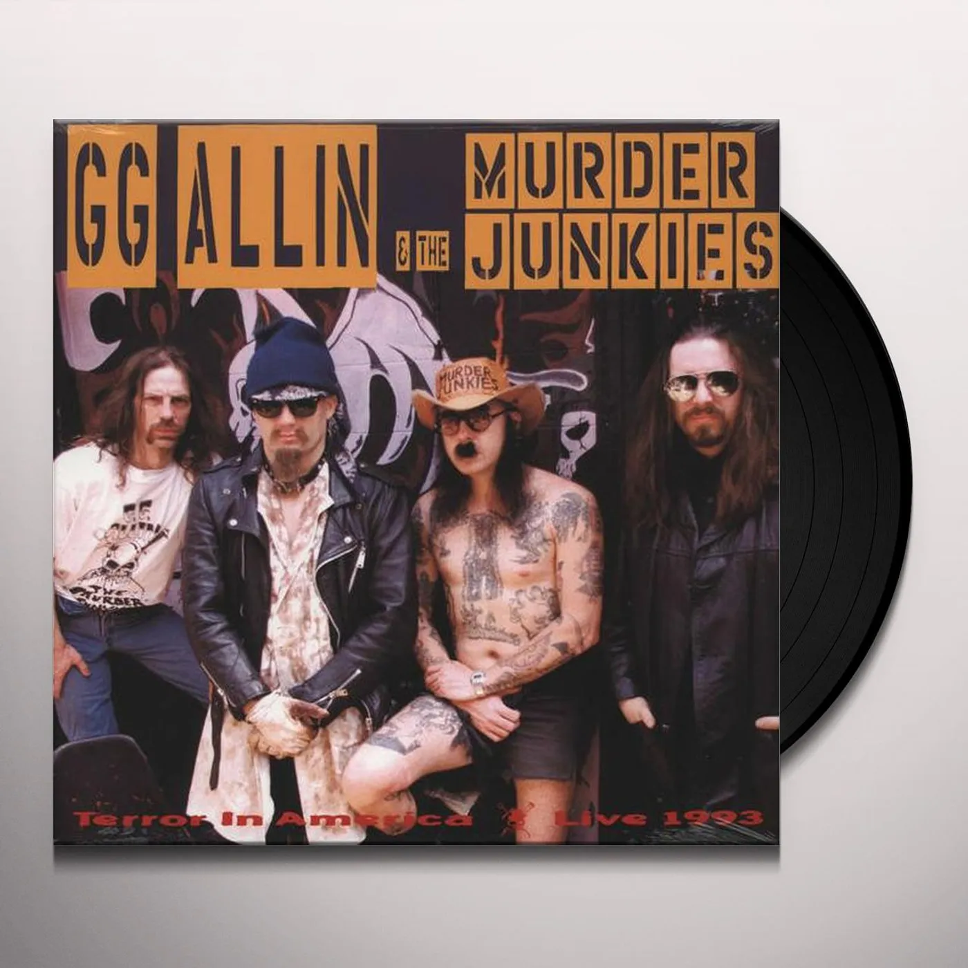GG Allin & the Murder Junkies TERROR IN AMERICA Vinyl Record