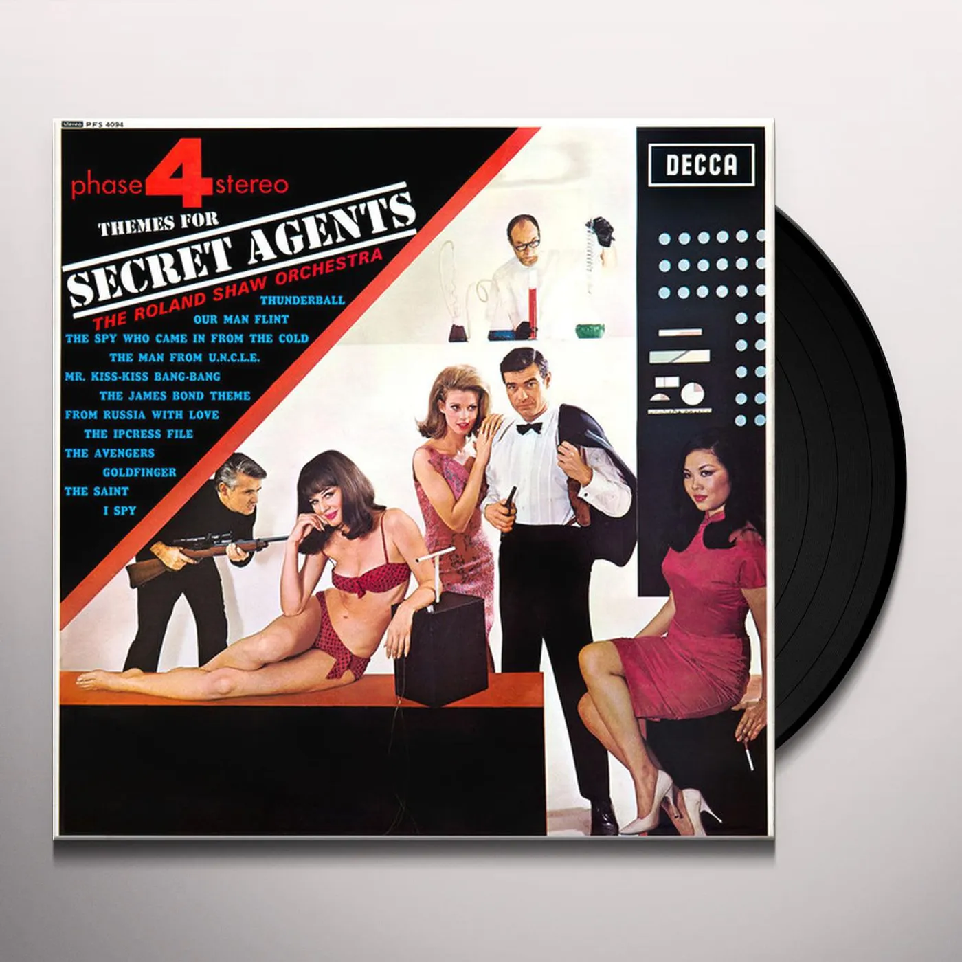 Roland Shaw & His Orchestra Themes For Secret Agents Vinyl Record