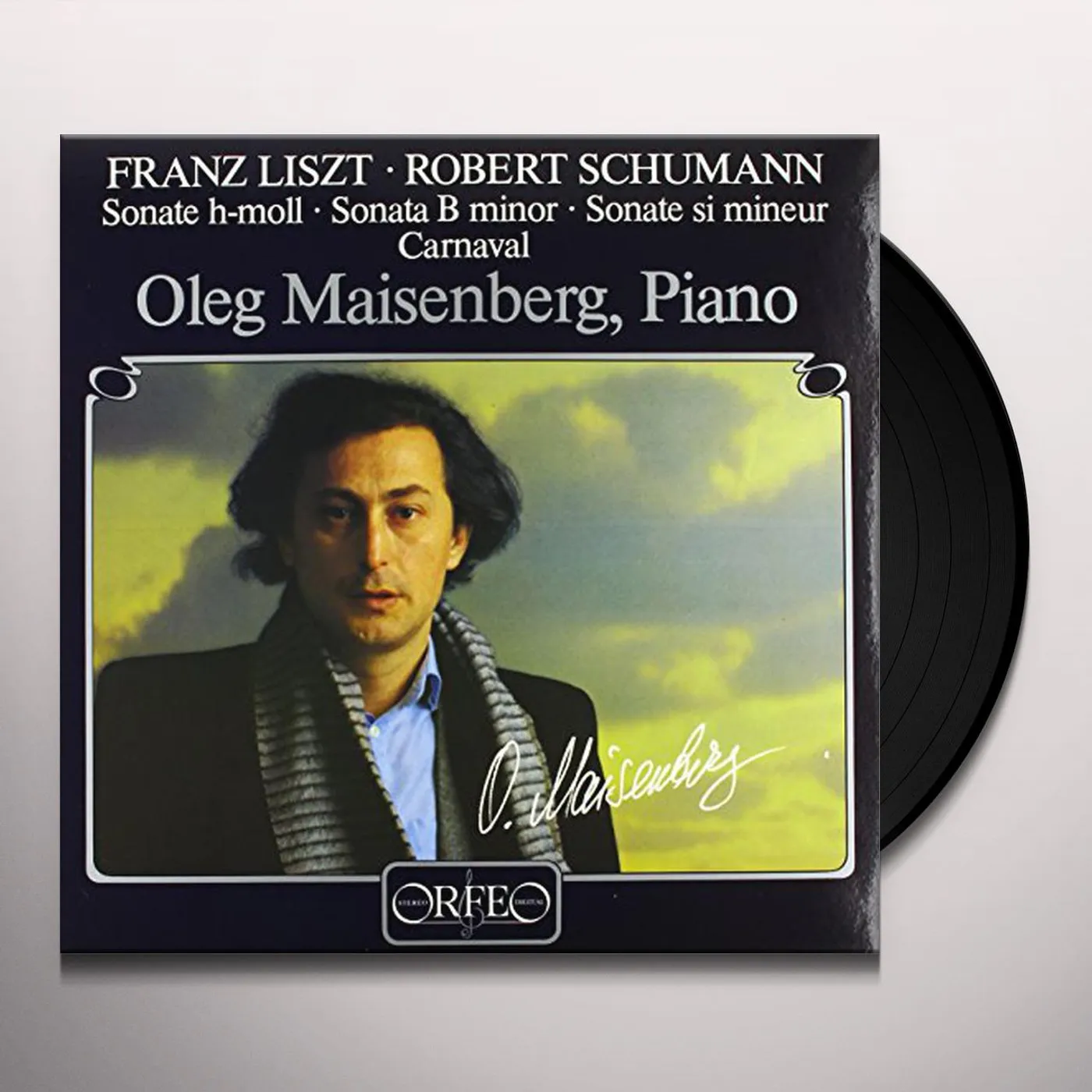 Schumann / Maisenberg PIANO SONATA / CARNAVAL Vinyl Record