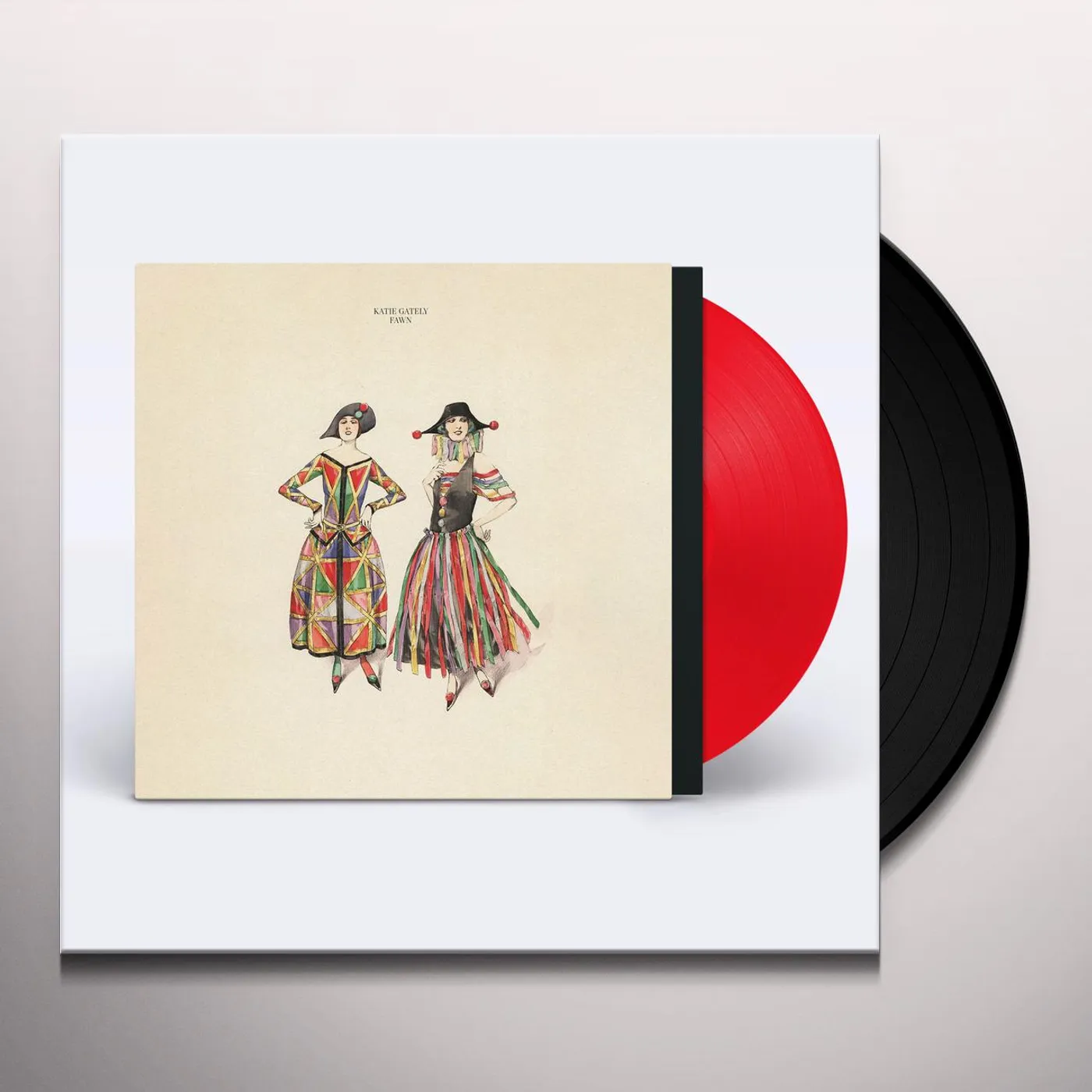 Katie Gately FAWN / BRUTE Vinyl Record - Clear Vinyl, 180 Gram Pressing, Red Vinyl