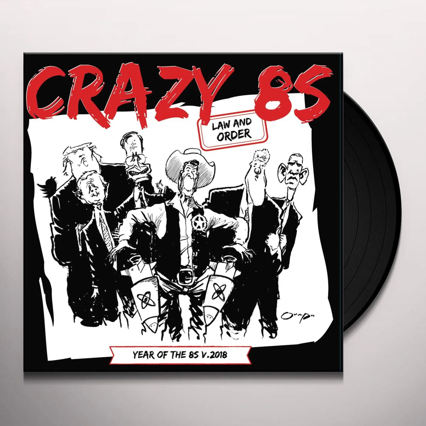 Crazy 8's Law and Order V.2018 Vinyl Record