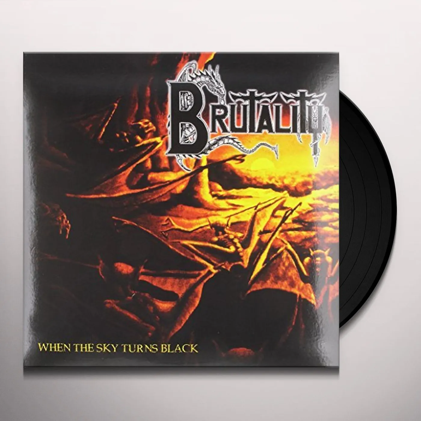 Brutality WHEN THE SKY TURNS BLACK Vinyl Record