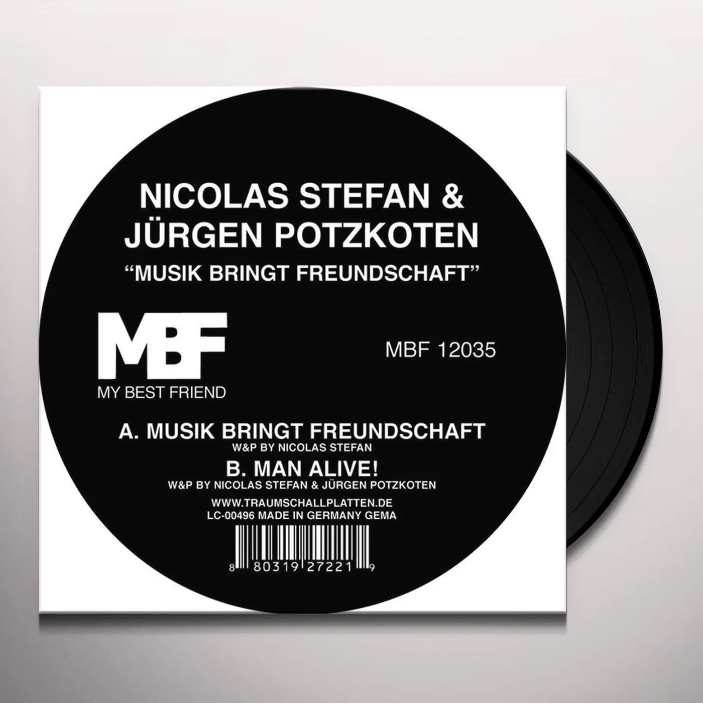 Nicolas Stefan & Jürgen Potzkoten Musik Bringt Freundschaft Vinyl Record