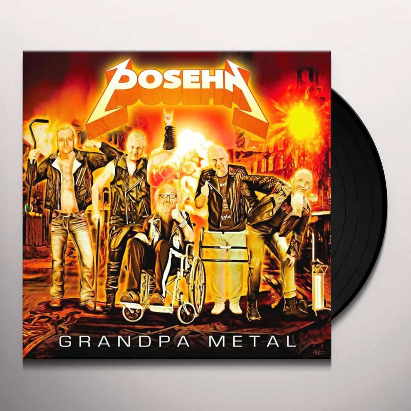 Posehn Grandpa Metal Vinyl Record