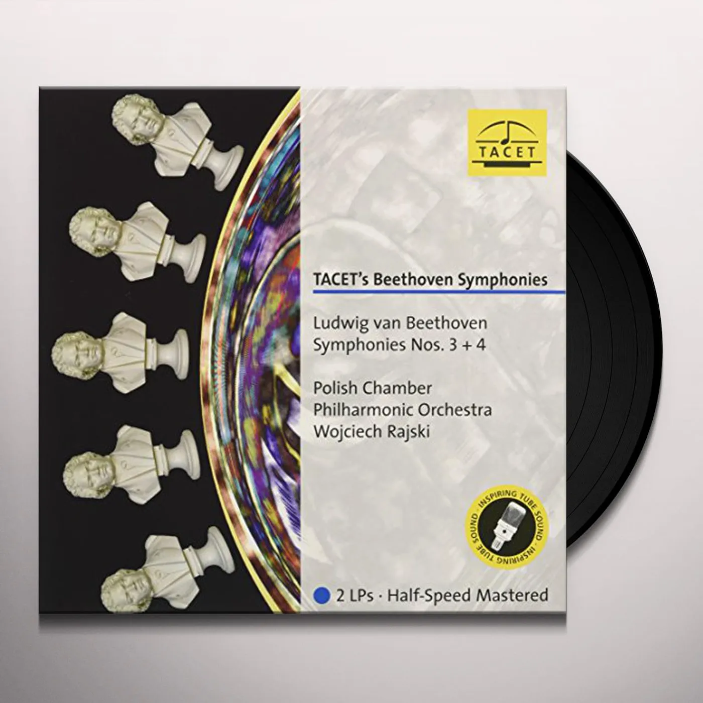 Beethoven / Polish Chamber Phil Orch / Rajski TACET'S BEETHOVEN SYMPHONIES 3 & 4 Vinyl Record