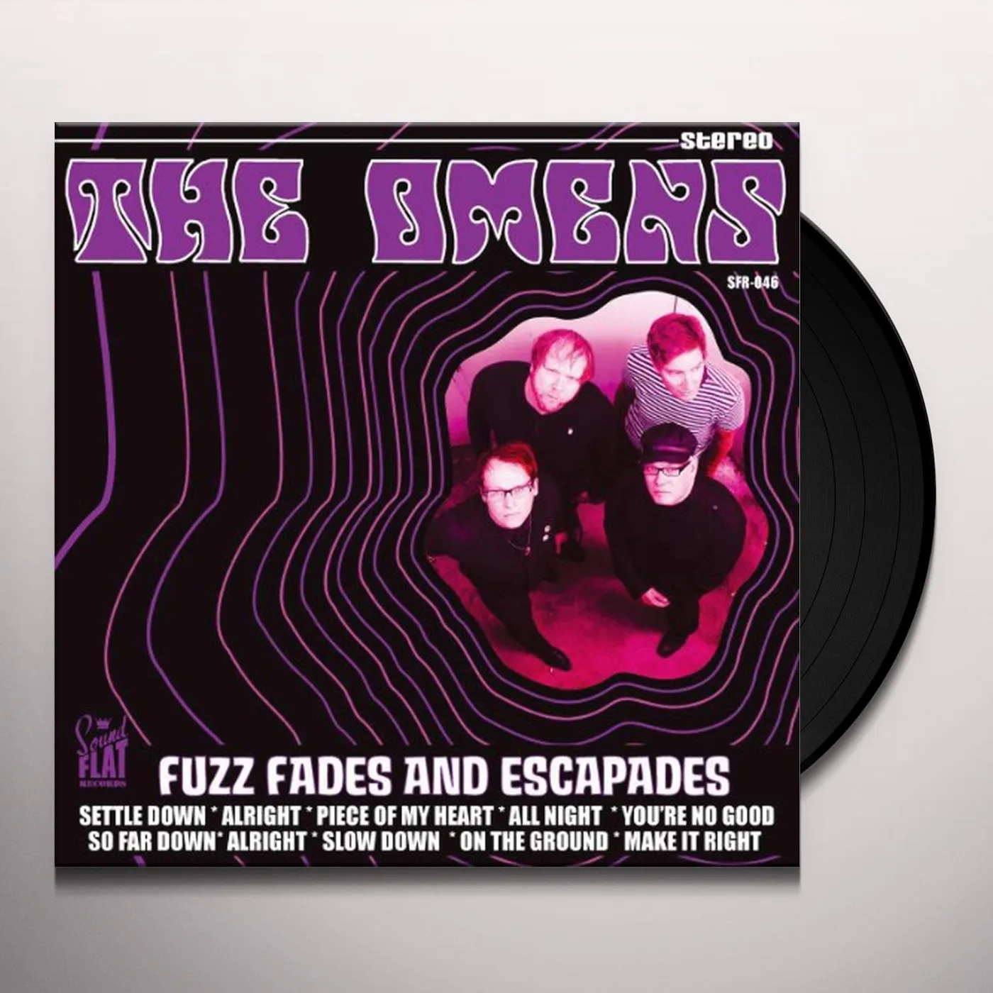 Omens FUZZ FADES & ESCAPADES Vinyl Record
