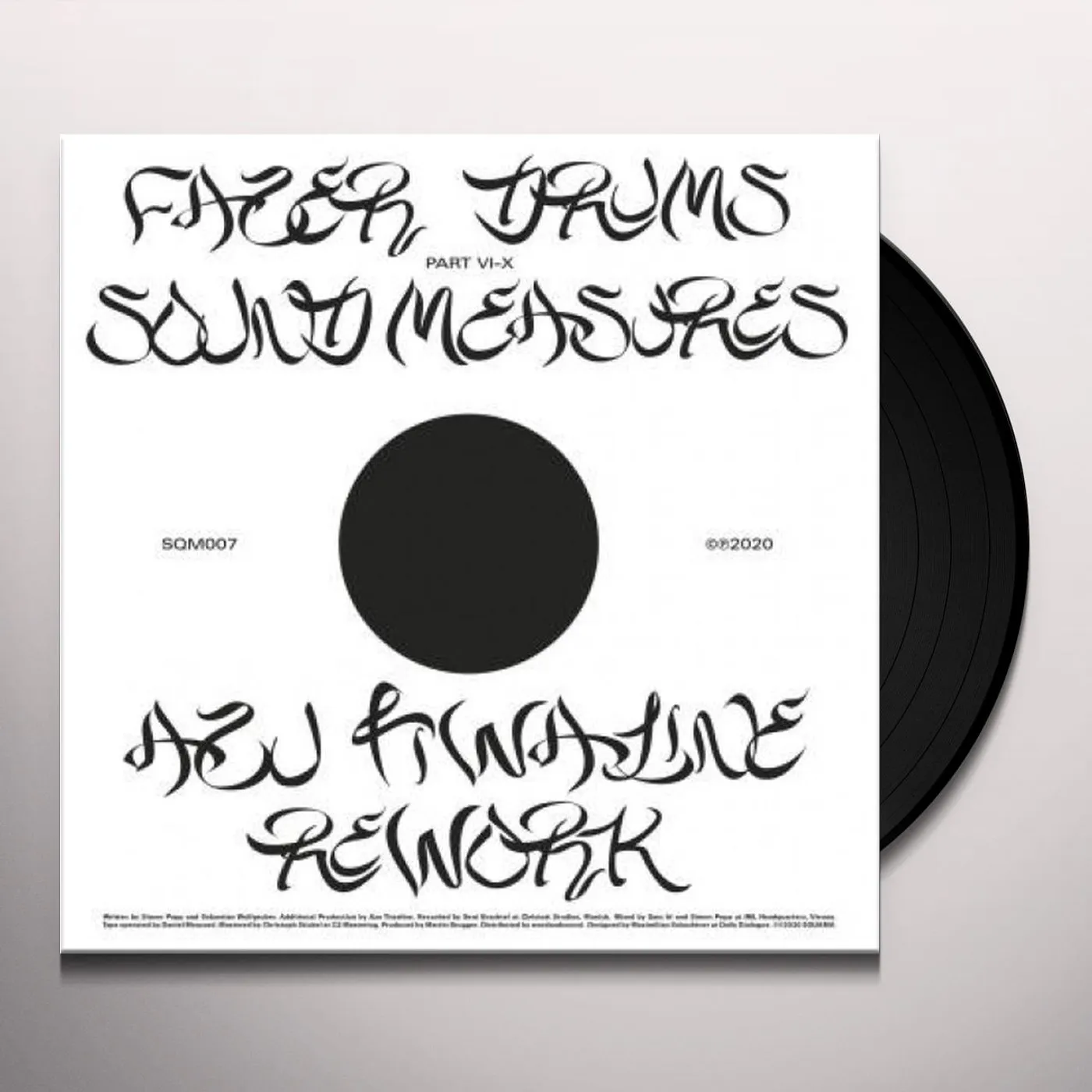 Fazer Drums SOUND MEASURES (AZU TIWALINE REWORK) Vinyl Record