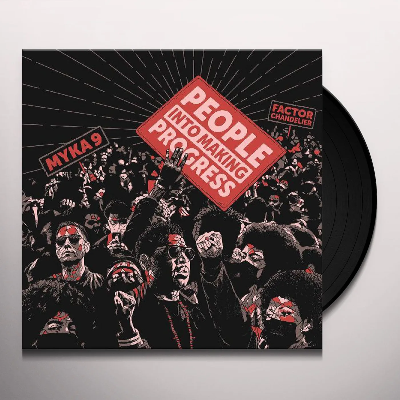 Myka 9 / Factor Chandelier People Into Making Progress Vinyl Record