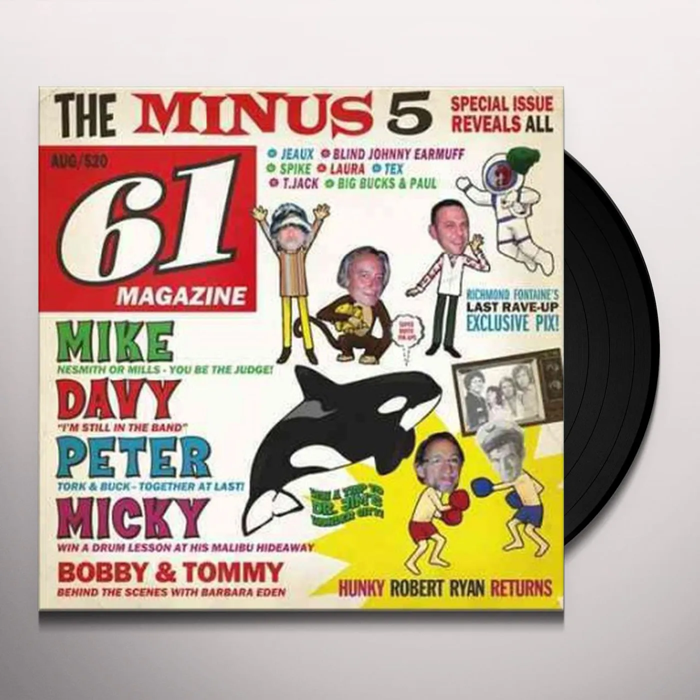 Minus 5 Of Monkees and Men Vinyl Record