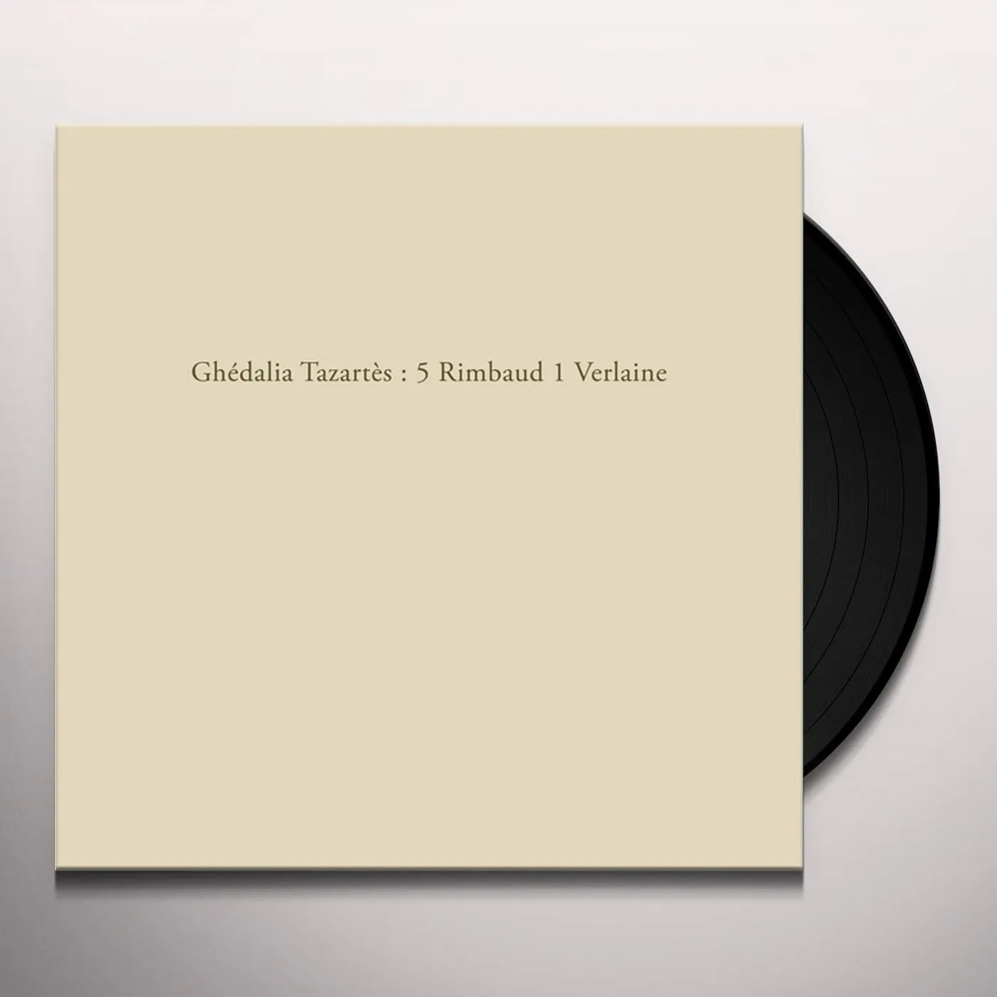 Ghédalia Tazartès 5 Rimbaud 1 Verlaine Vinyl Record