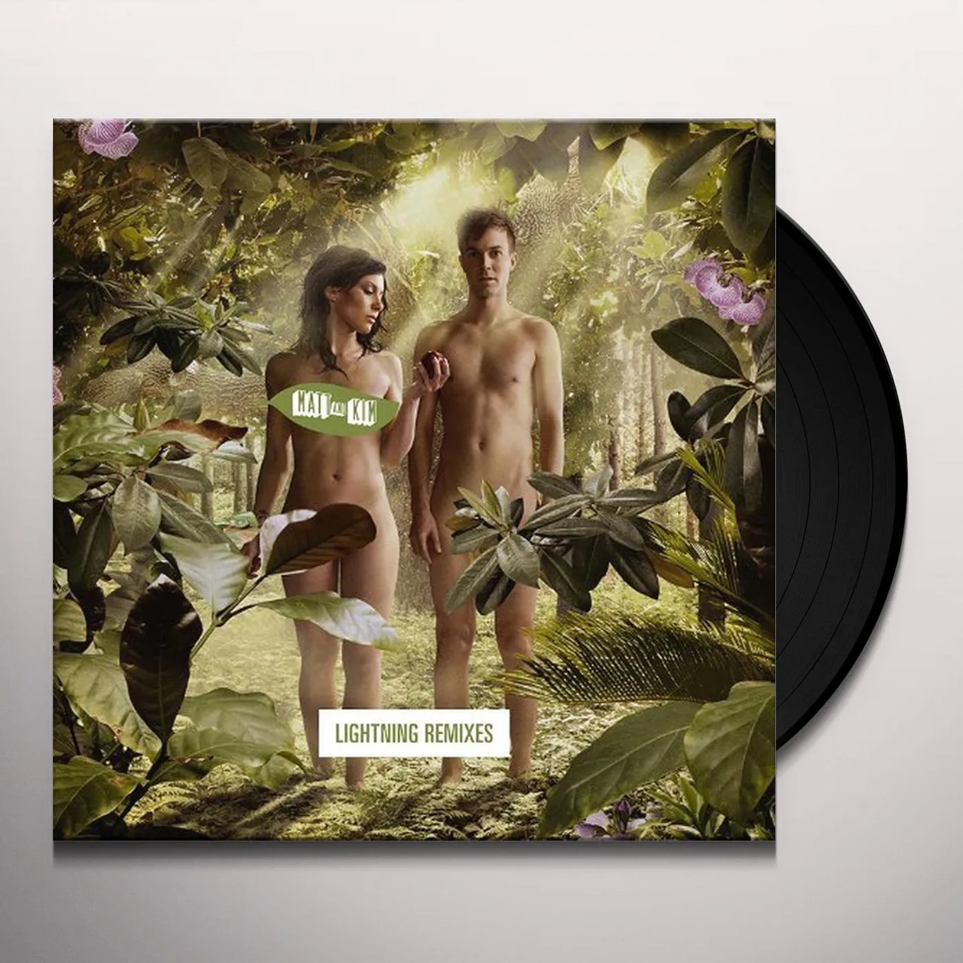 Matt and Kim LIGHTNING REMIXES Vinyl Record - Limited Edition, Uncensored