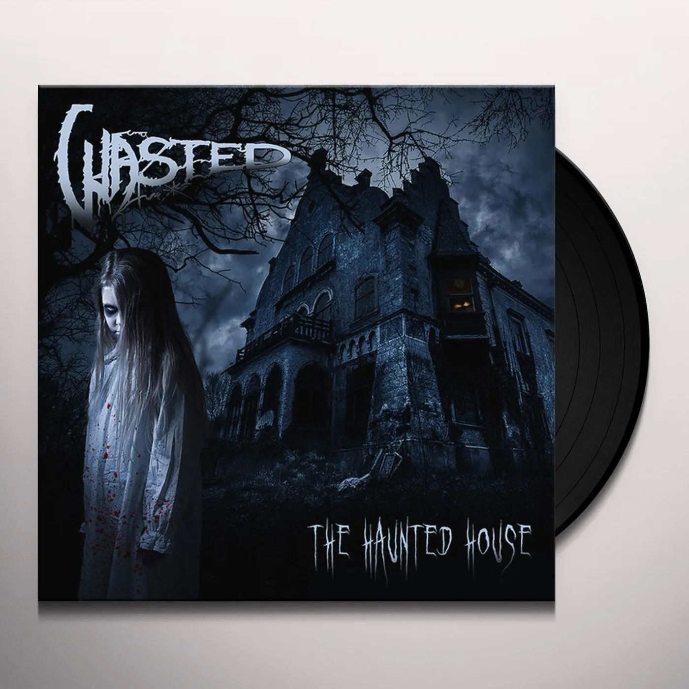 Wasted Haunted House   Red/White Splatter Vinyl Record