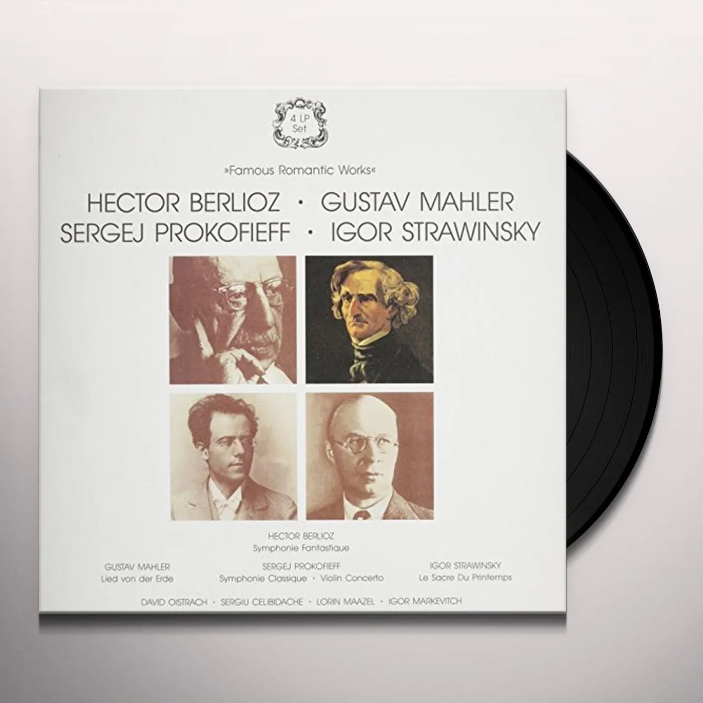 Berlioz FAMOUS ROMANTIC WORKS Vinyl Record