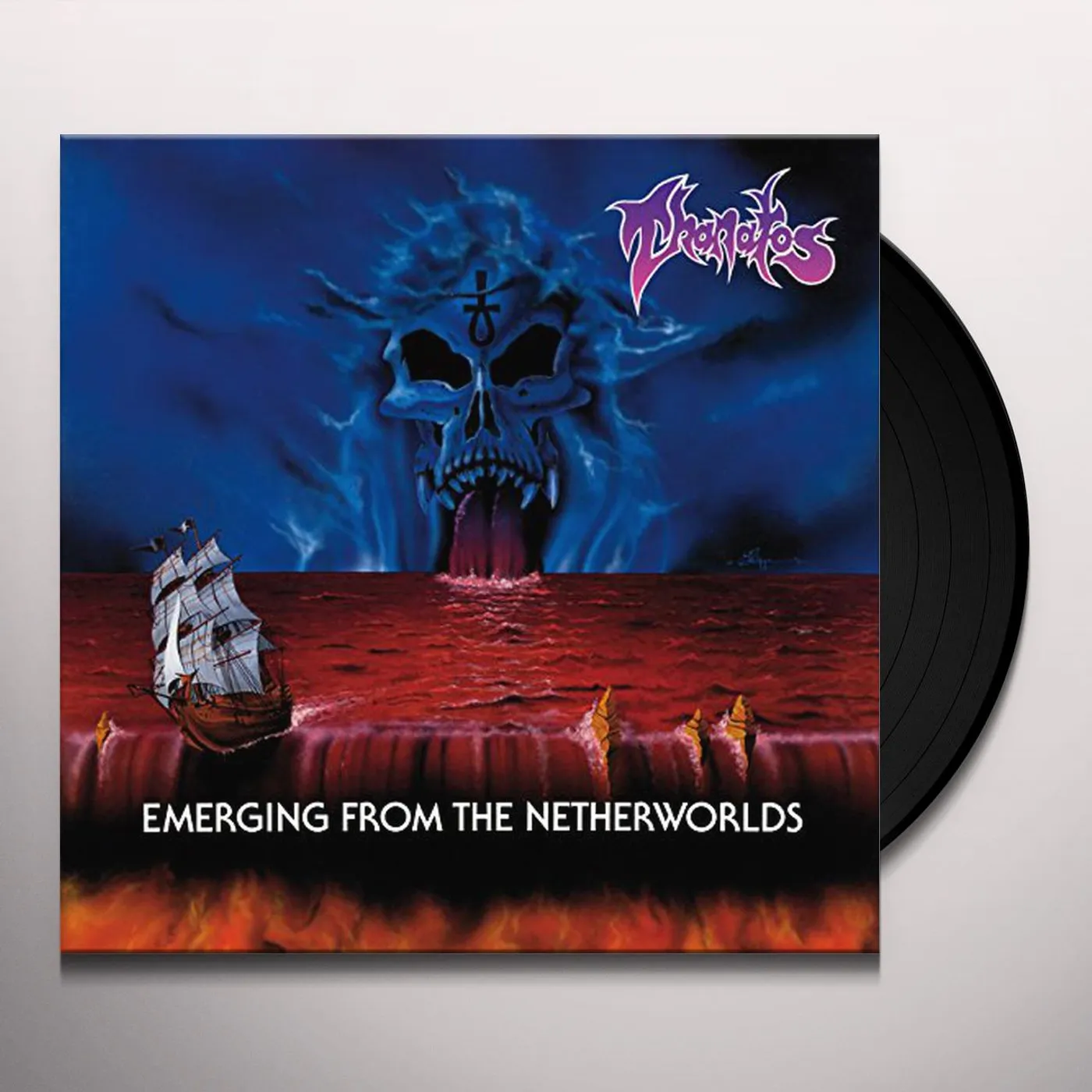 Thanatos EMERGING FROM THE NETHERWORLDS (PURPLE VINYL) Vinyl Record