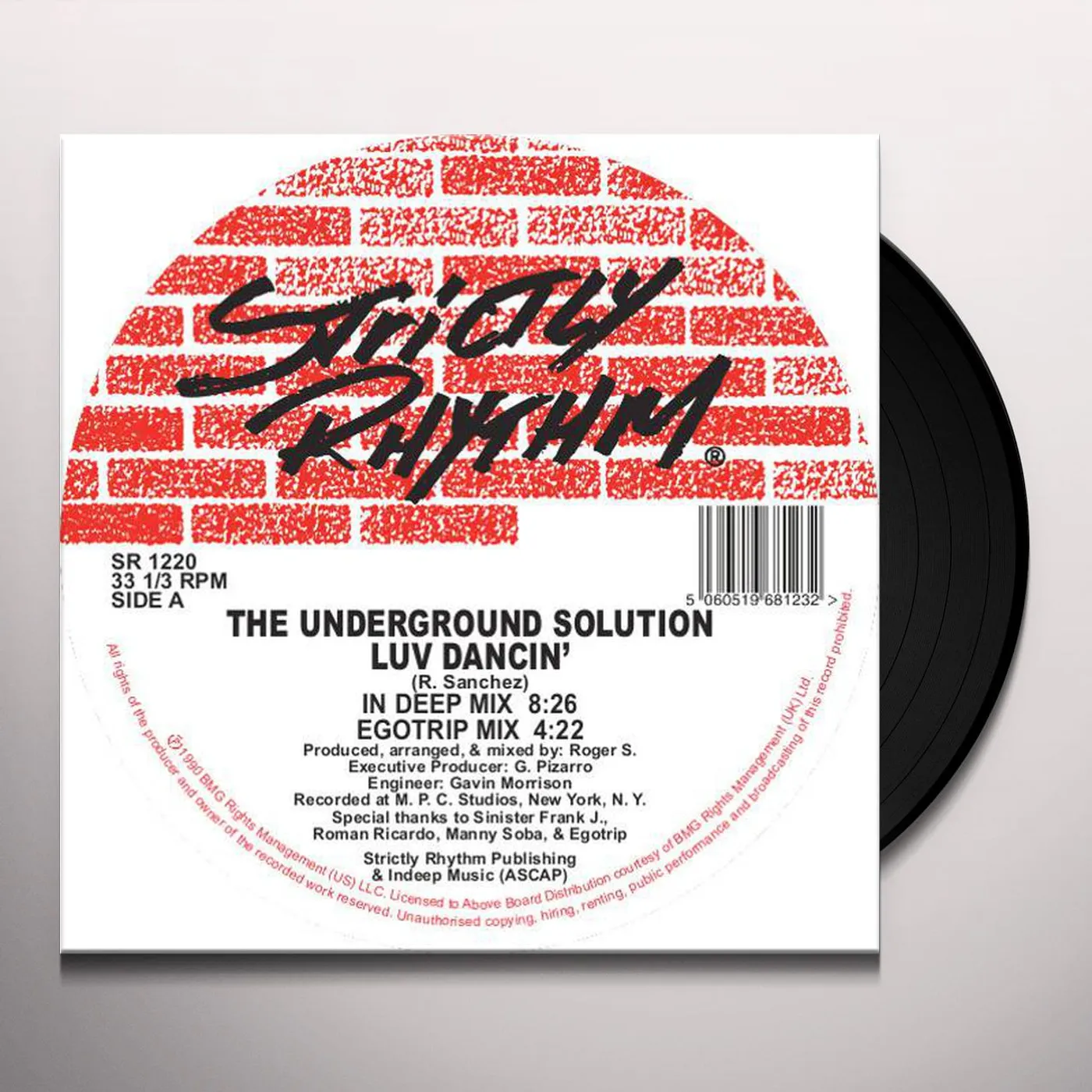 Underground Solution Luv Dancin' Vinyl Record
