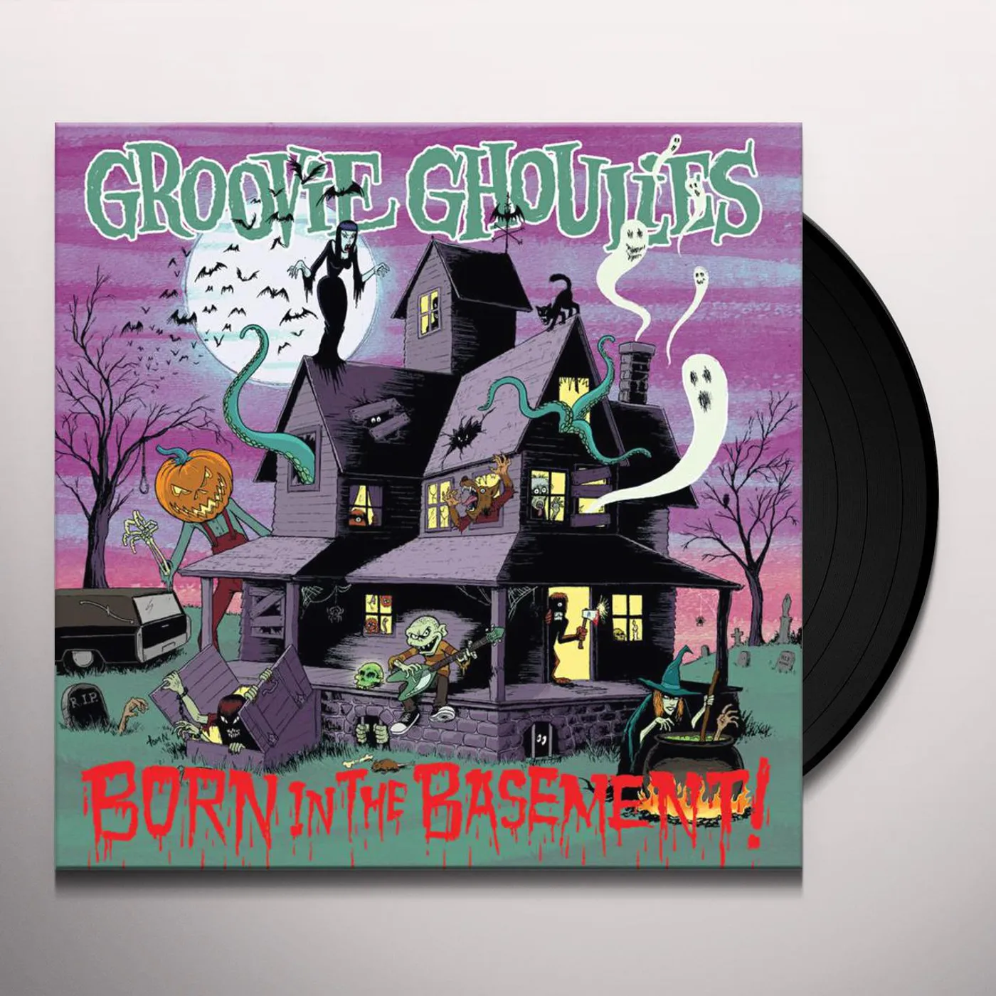 Groovie Ghoulies BORN IN THE BASEMENT Vinyl Record