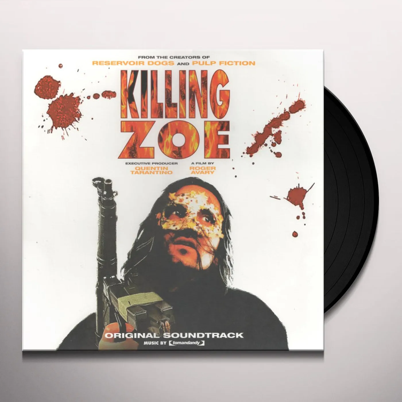 Tomandandy KILLING ZOE Original Soundtrack (LIMITED/FLAMING VINYL/180G/NUMBERED) Vinyl Record