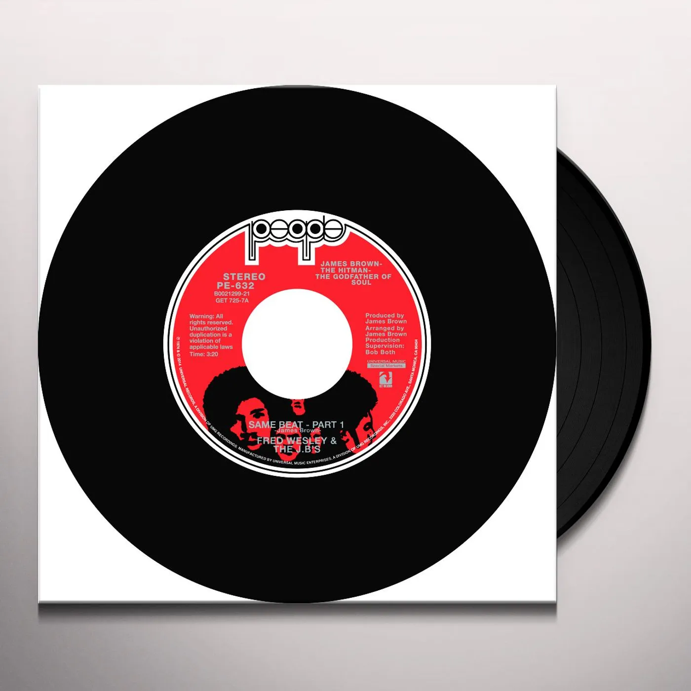 Fred Wesley & The J.B.'s SAME BEAT Vinyl Record