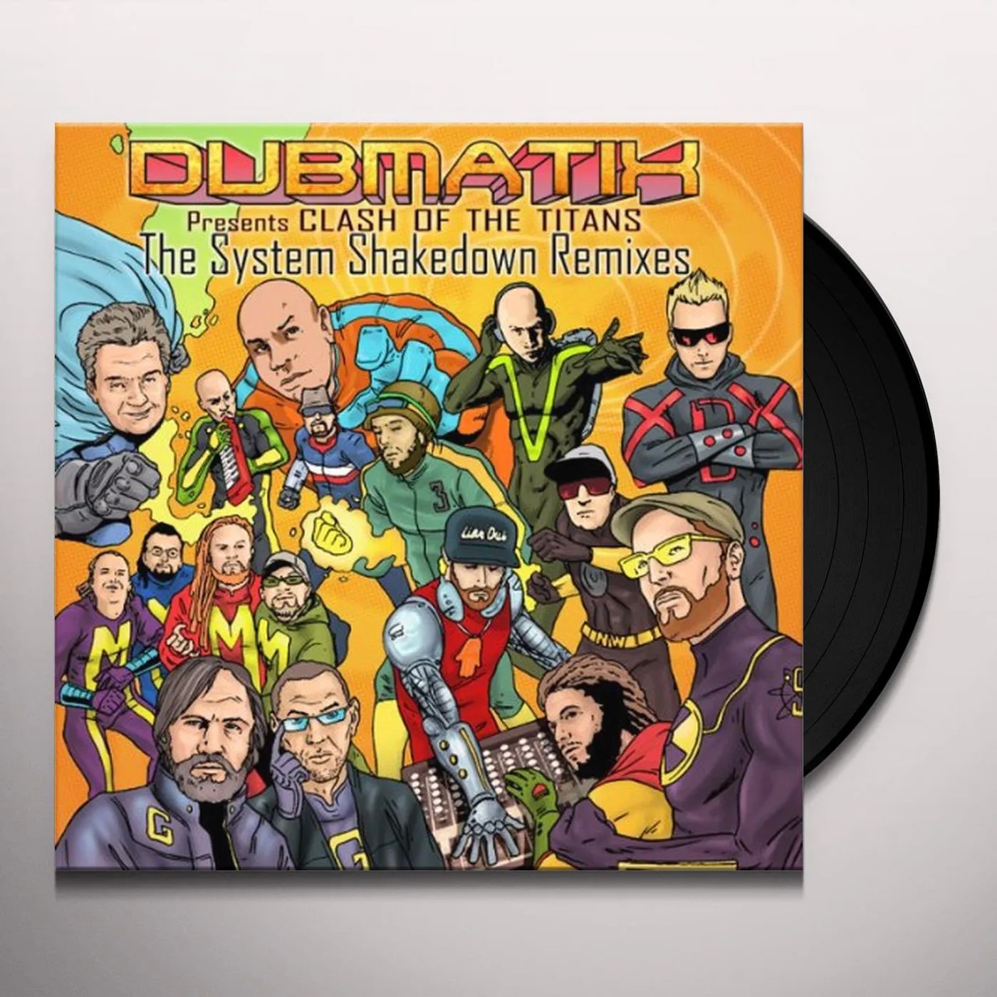 Dubmatix CLASH OF THE TITANS: SYSTEM SHAKEDOWN REMIXES Vinyl Record