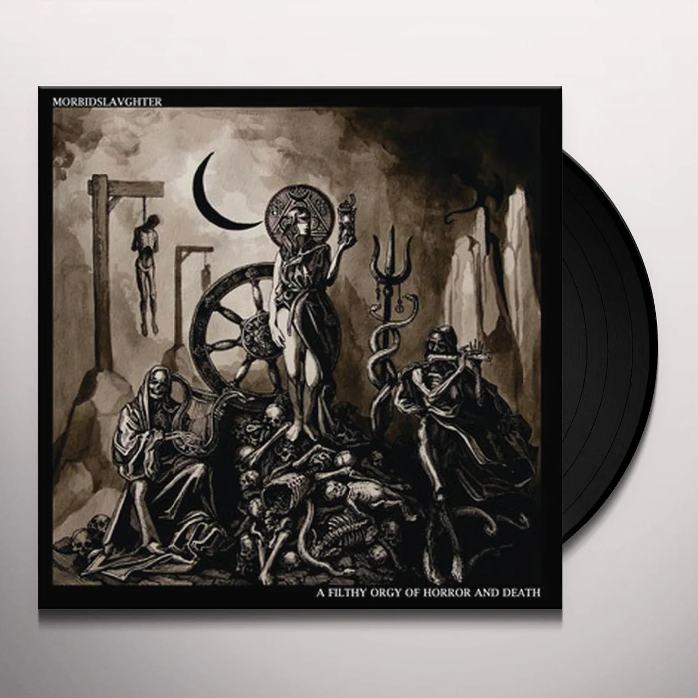 Morbid Slaughter FILTHY ORGY OF HORROR & DEATH Vinyl Record