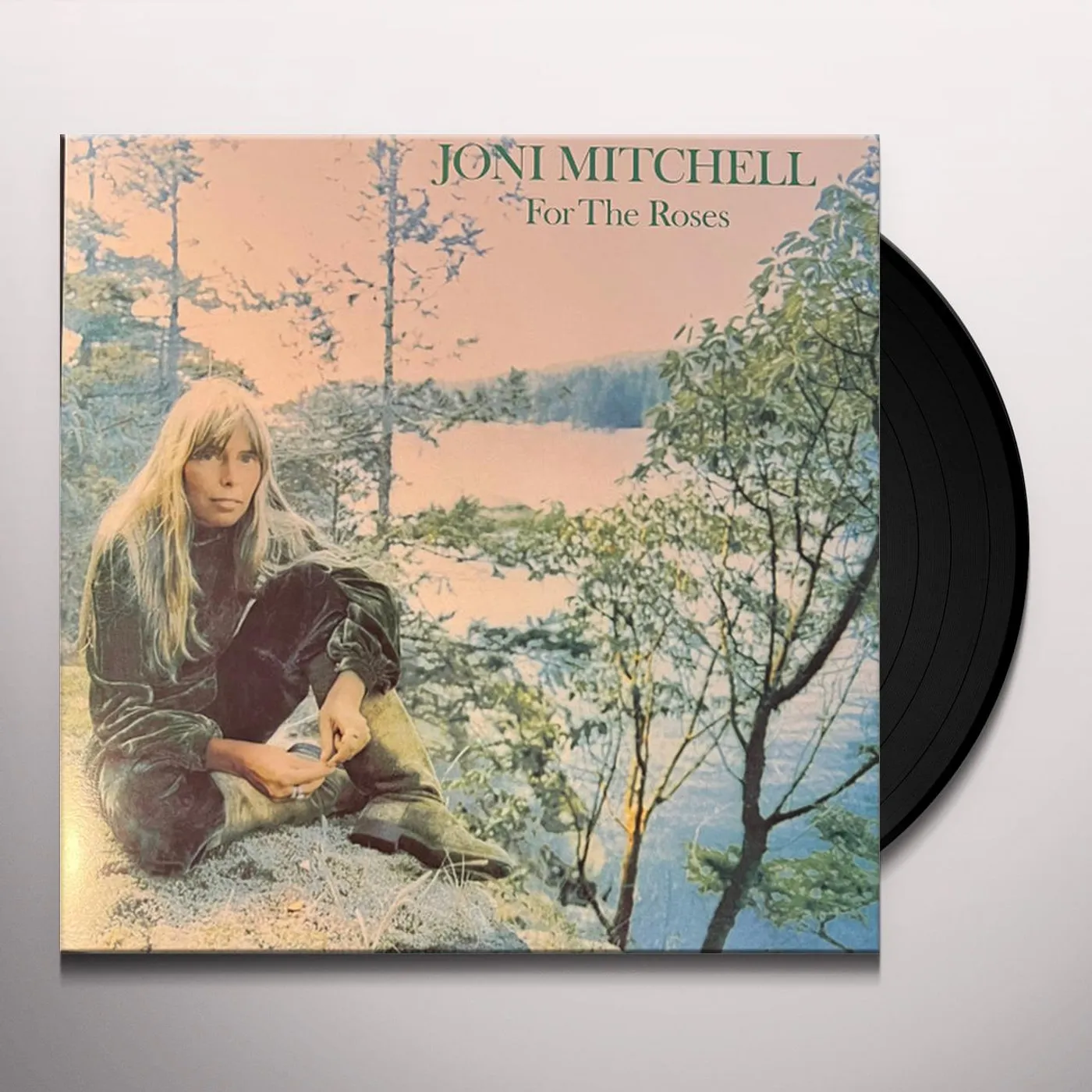 Joni Mitchell FOR THE ROSES Vinyl Record