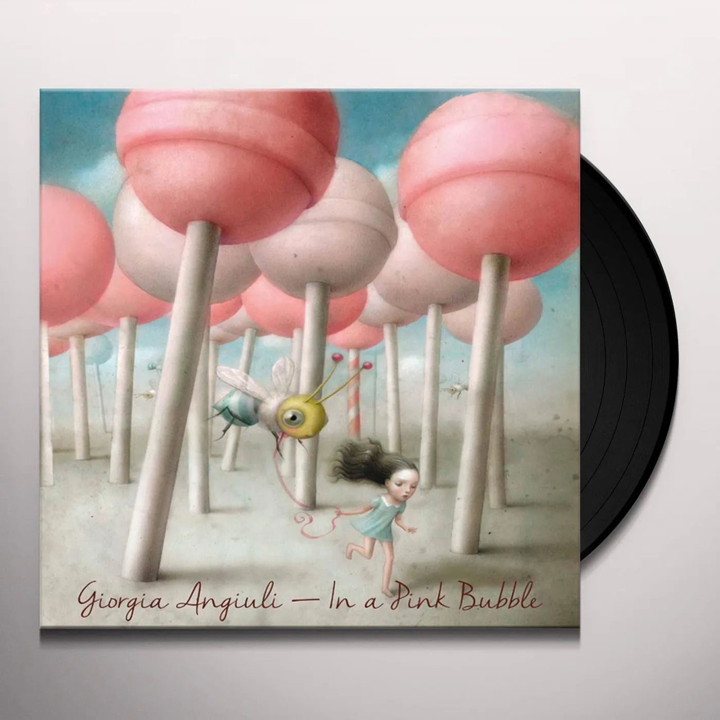 Giorgia Angiuli In a Pink Bubble Vinyl Record