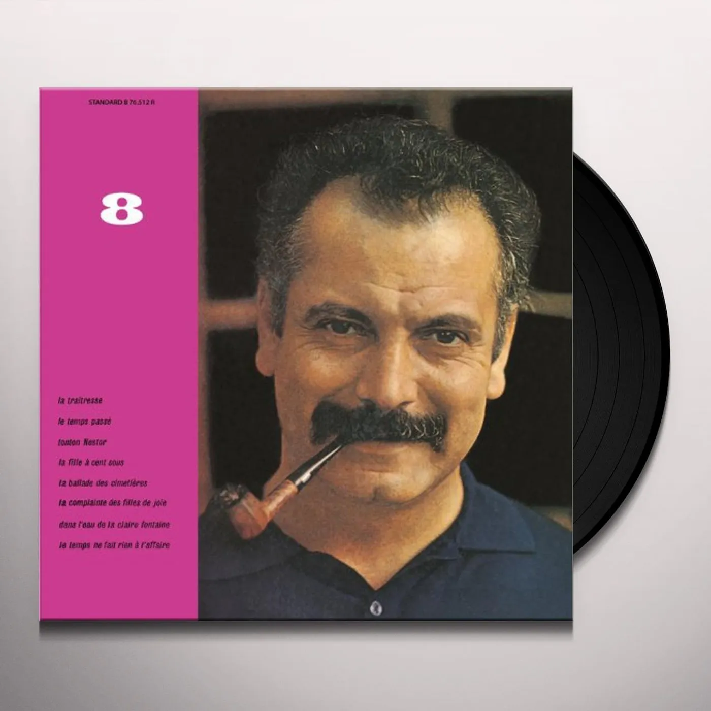 Georges Brassens VOL. 8-LE TEMPS NE FAIT RIEN A L'AFFAIRE Vinyl Record