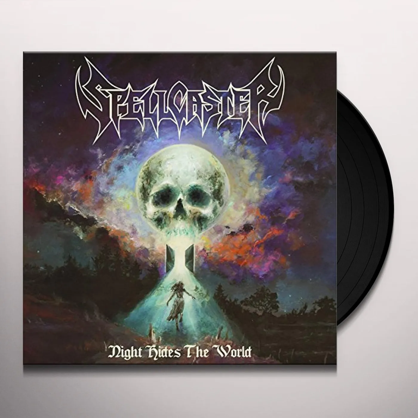Spellcaster Night Hides The World Vinyl Record