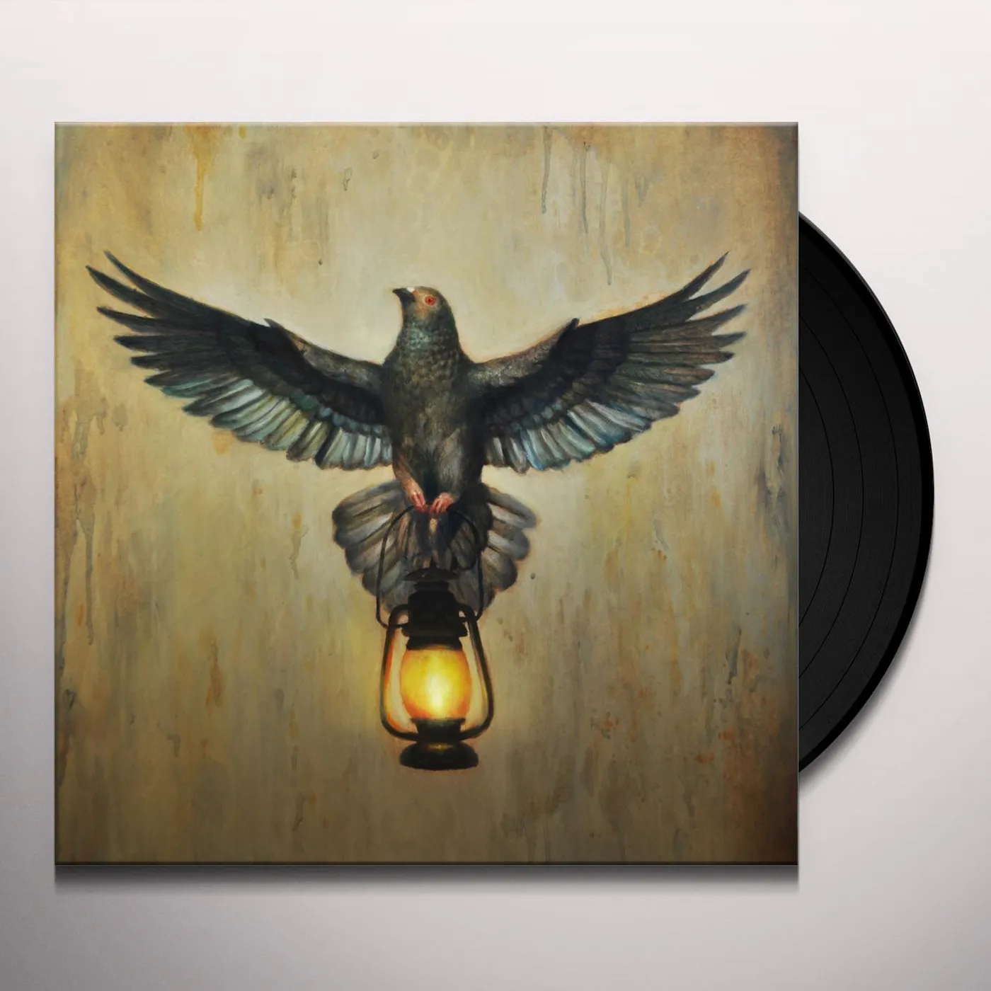 Silverstein RESCUE (OLIVE WITH CREAM & BLACK SPLATTER) Vinyl Record