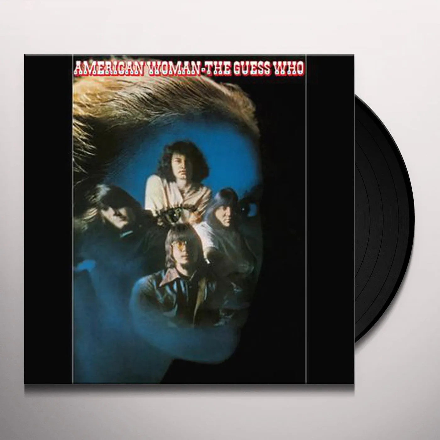 The Guess Who AMERICAN WOMAN - Limited Edition 180 Gram Blue Colored Vinyl Record