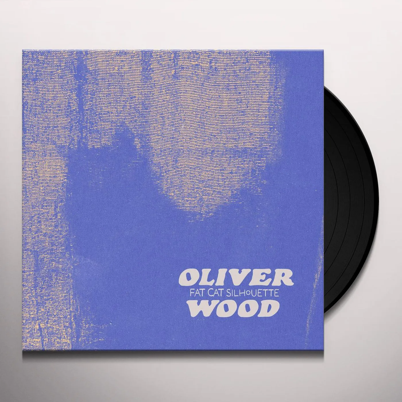 Oliver Wood Fat Cat Silhouette Vinyl Record