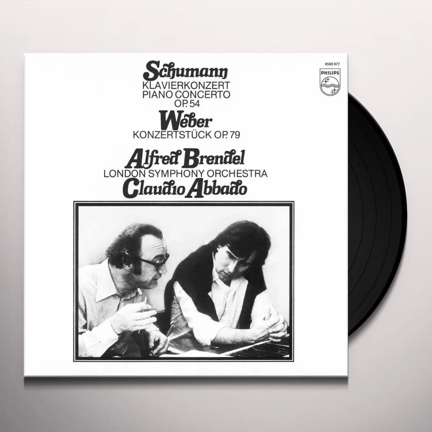 Alfred Brendel SCHUMANN PIANO CONCERTO IN A MINOR / WEBER: KONZER Vinyl Record