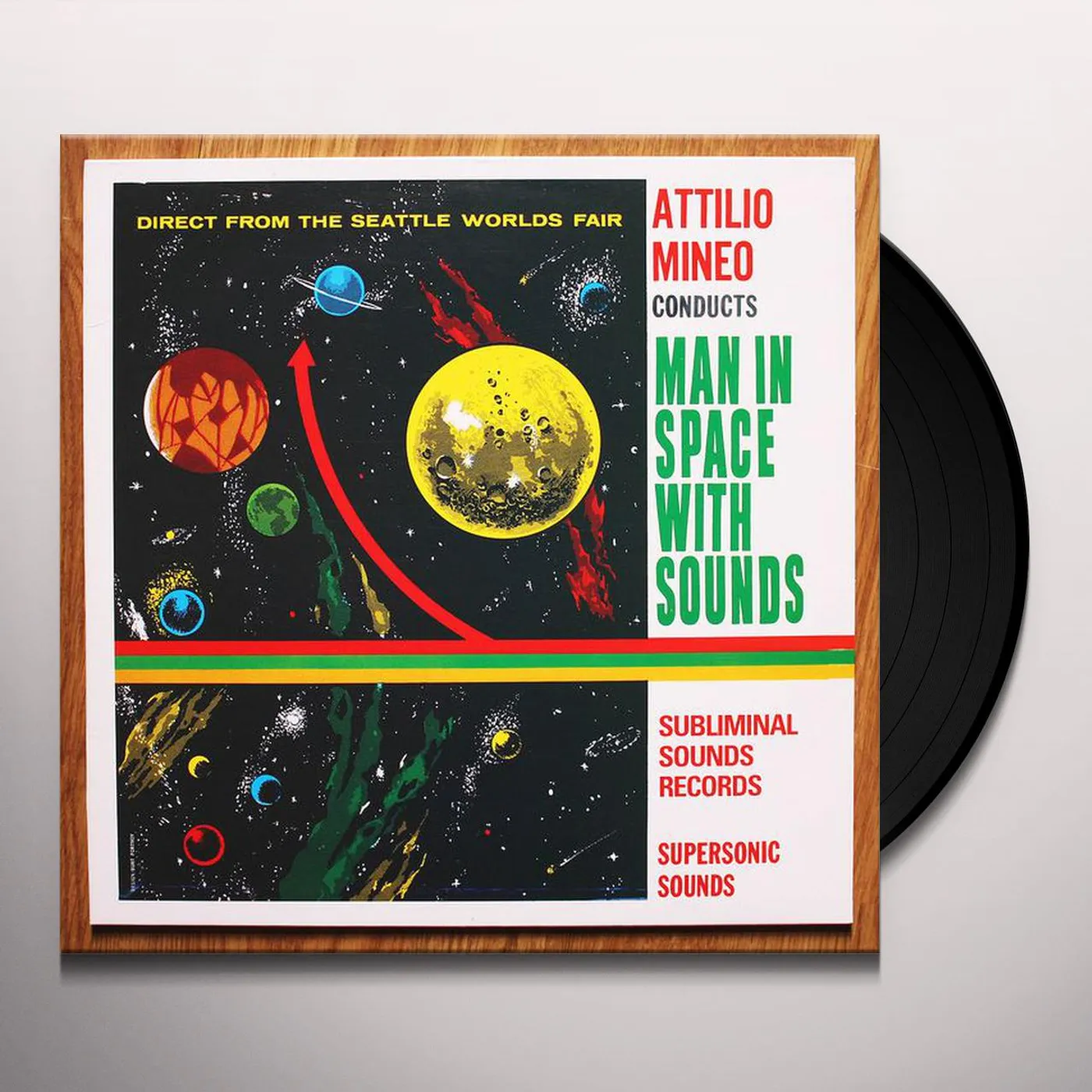 Attilio Mineo Man In Space with Sounds Vinyl Record