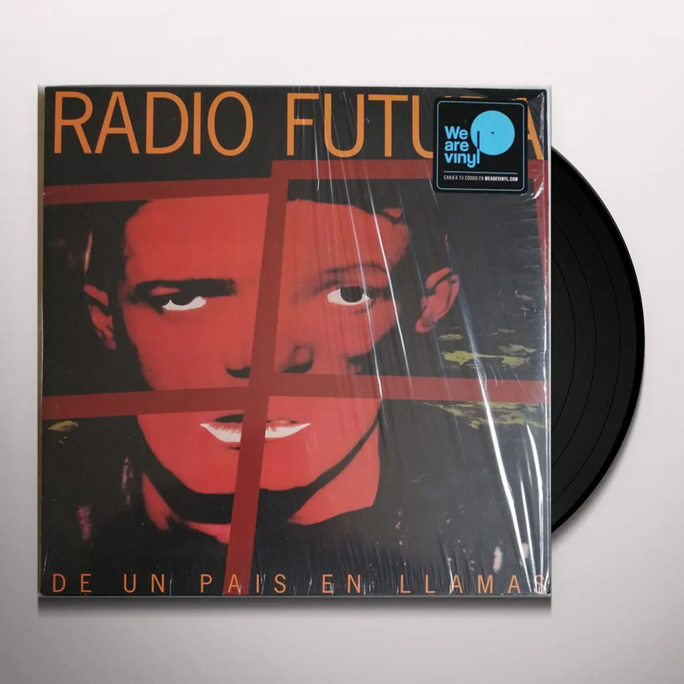 Radio Futura DE UN PAIS EN LLAMAS Vinyl Record