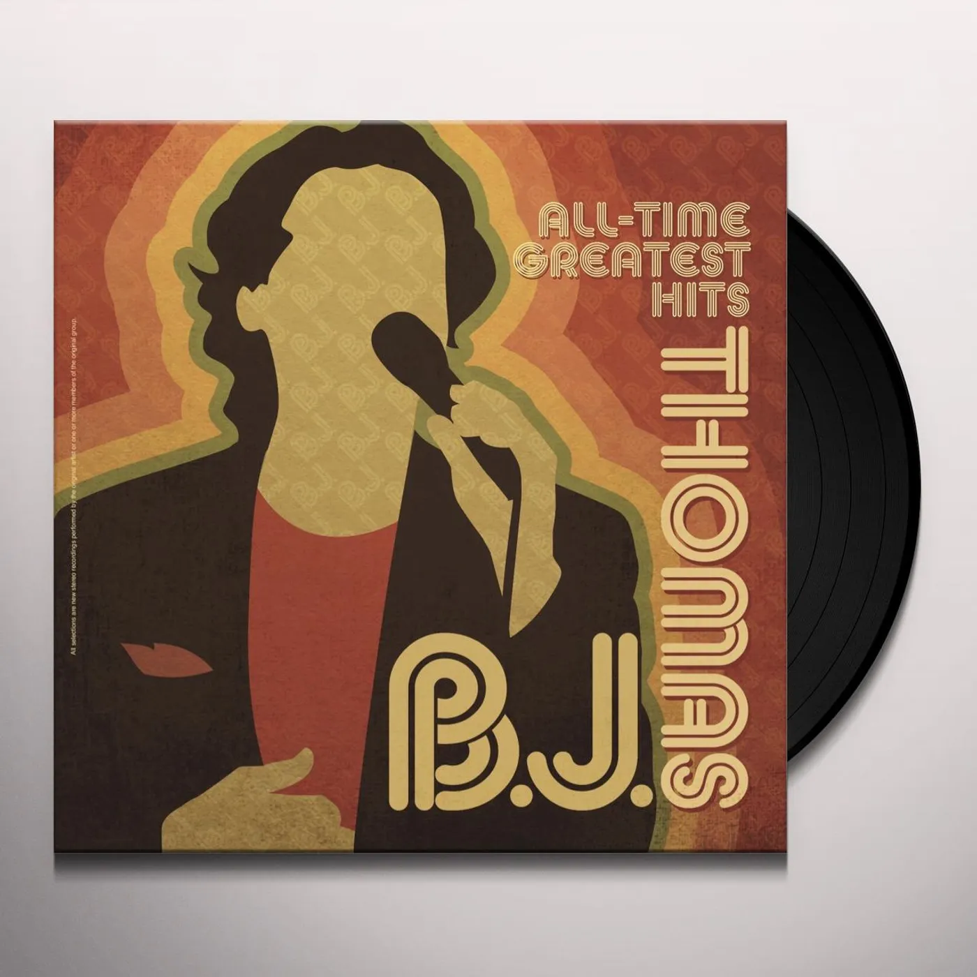 B.J. Thomas ALL TIME GREATST HITS Vinyl Record