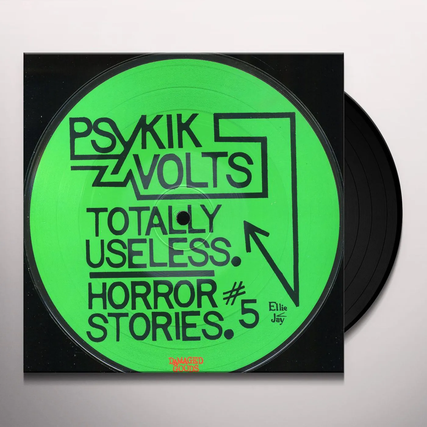 Psykik Volts TOTALLY USELESS / HORROR STORIES Vinyl Record