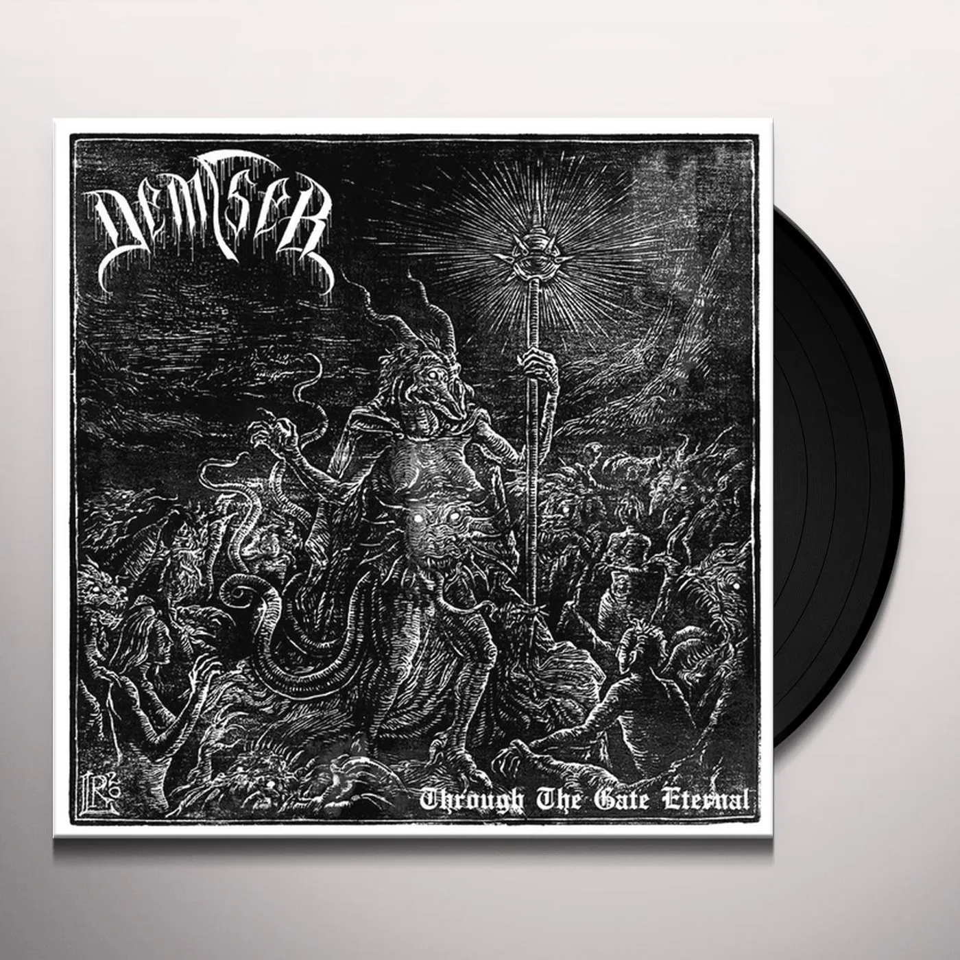 Demiser THROUGH THE GATE ETERNAL (BLACKENED GOLD VINYL) Vinyl Record