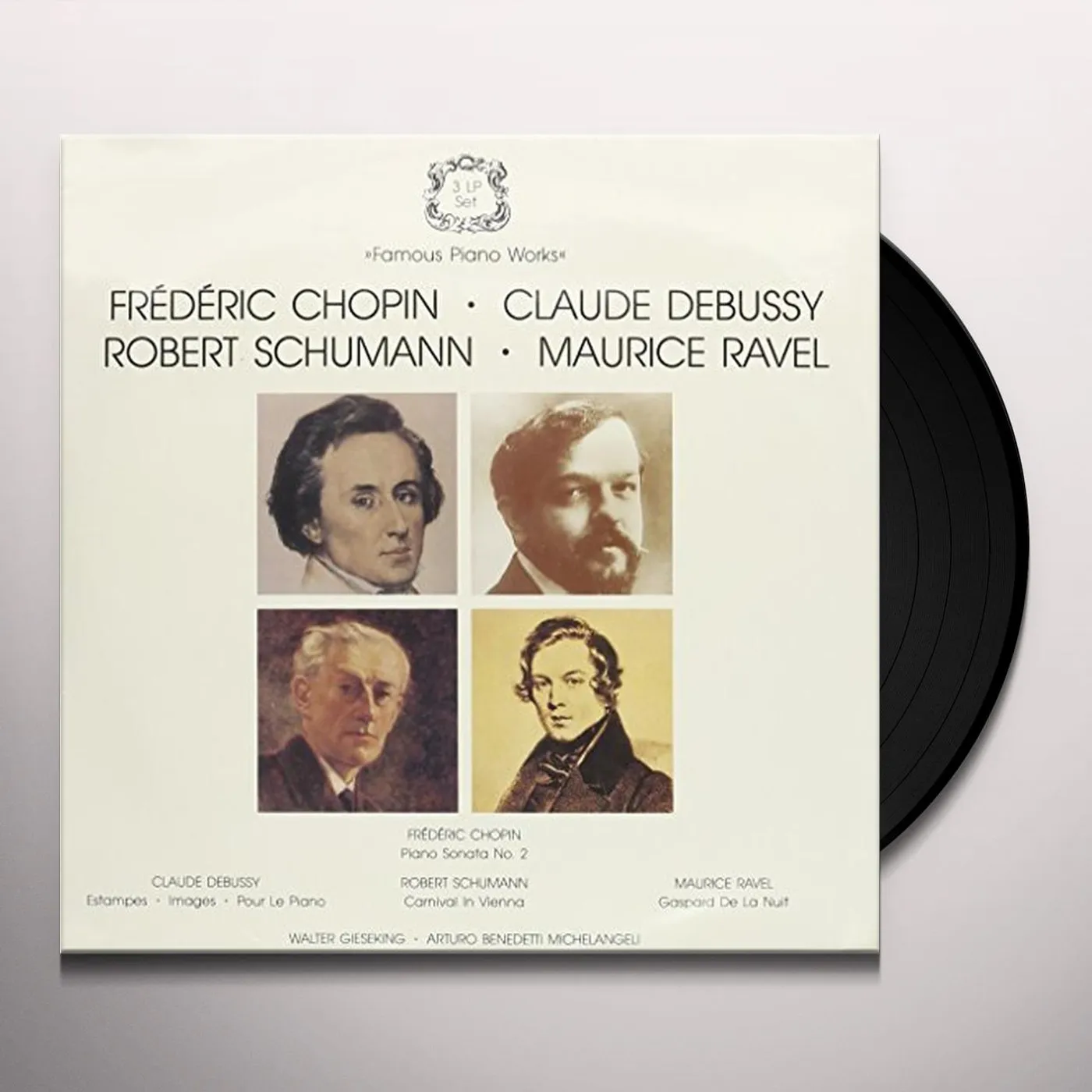 Chopin FAMOUS PIANO WORKS Vinyl Record