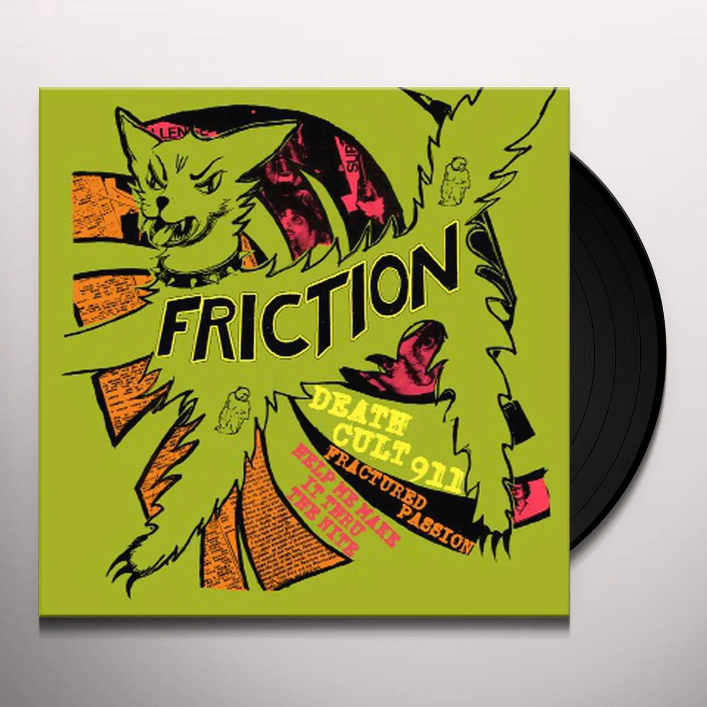 Friction DEATH CULT 911 / FRACTURED PASSION / HELP ME MAKE Vinyl Record