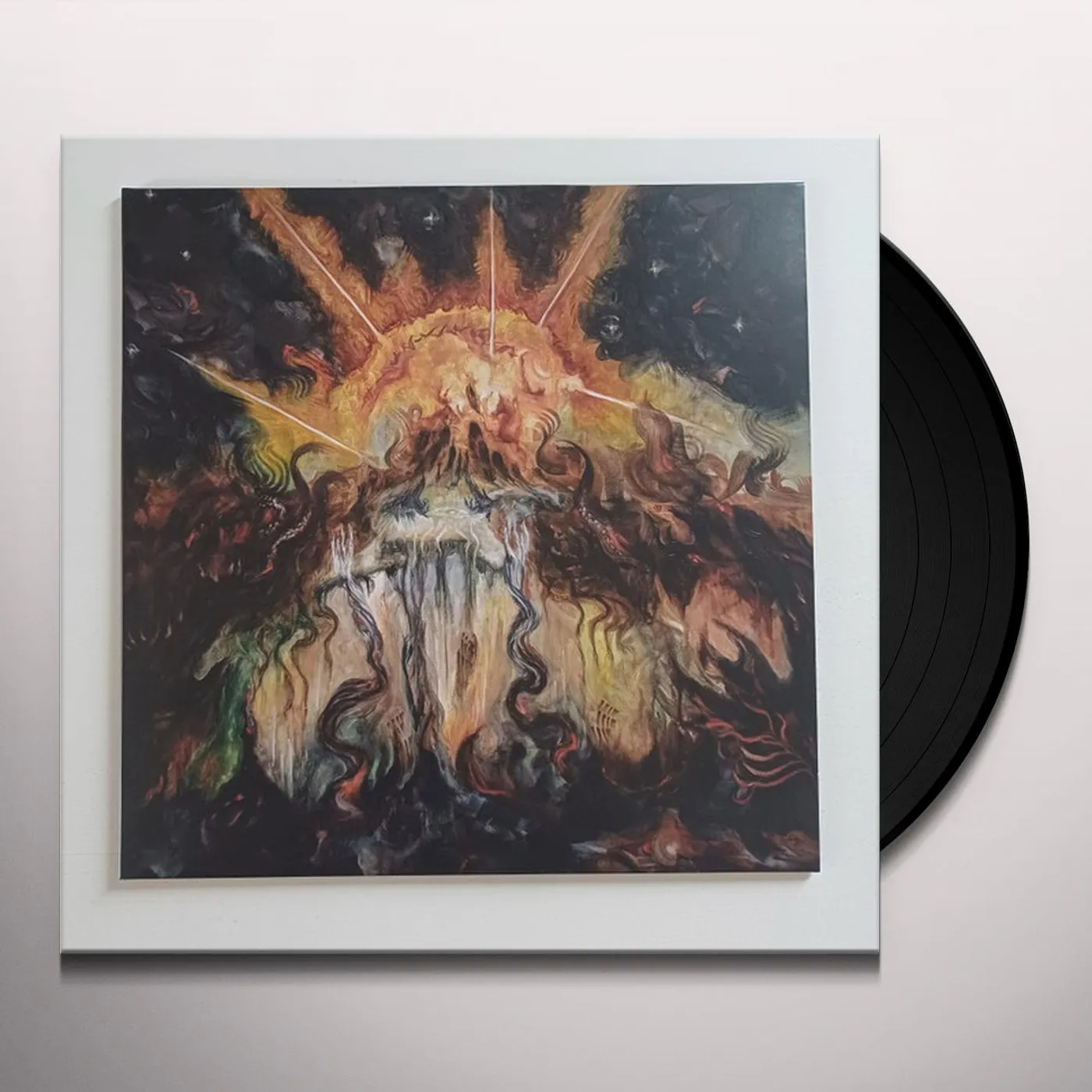 Pestilength SOLAR CLOREX (OXBLOOD/YELLOW GALAXY EFFECT HEAVY VINYL) Vinyl Record