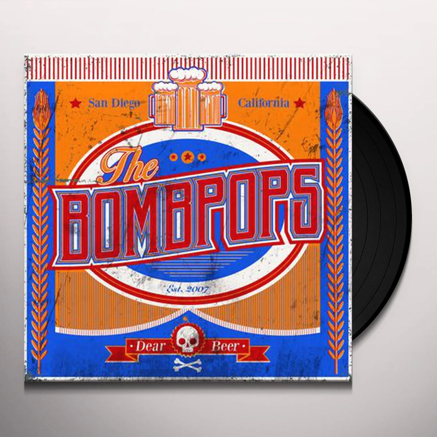 The Bombpops Dear Beer Vinyl Record
