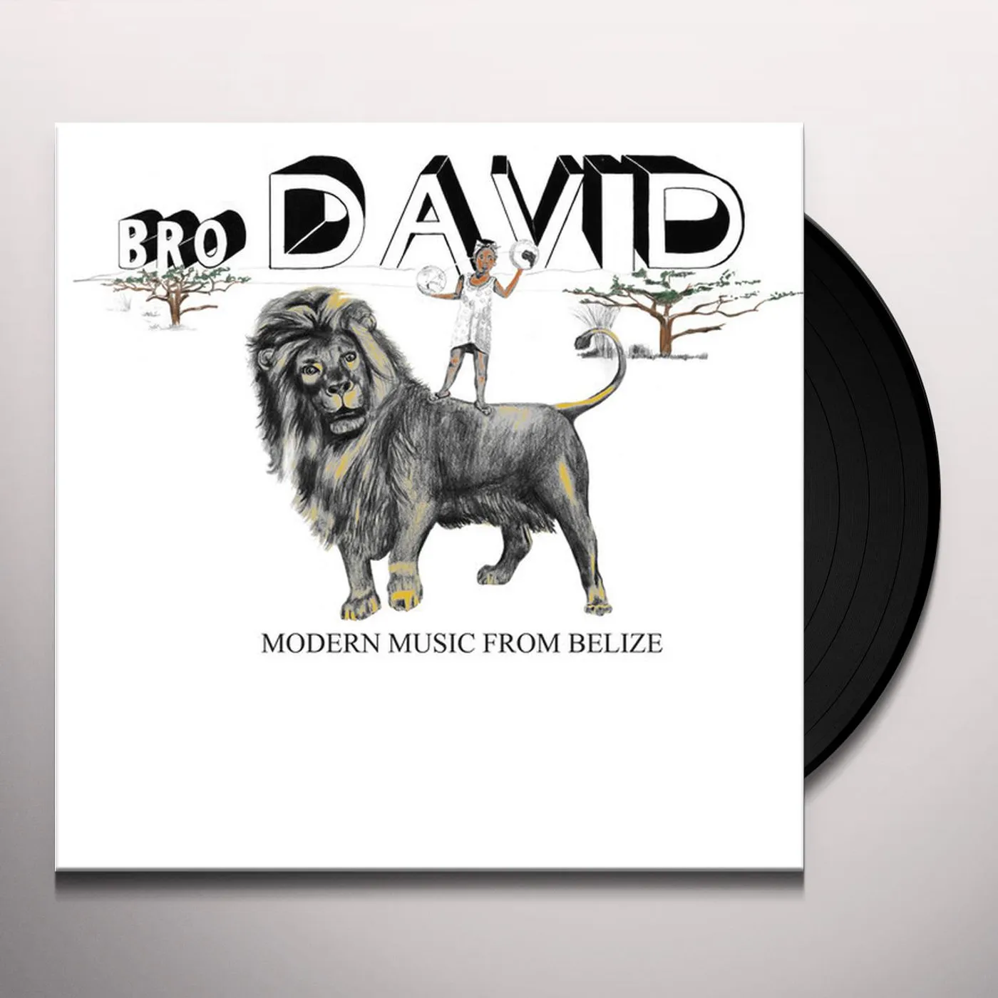Bro David Modern Music From Belize Vinyl Record