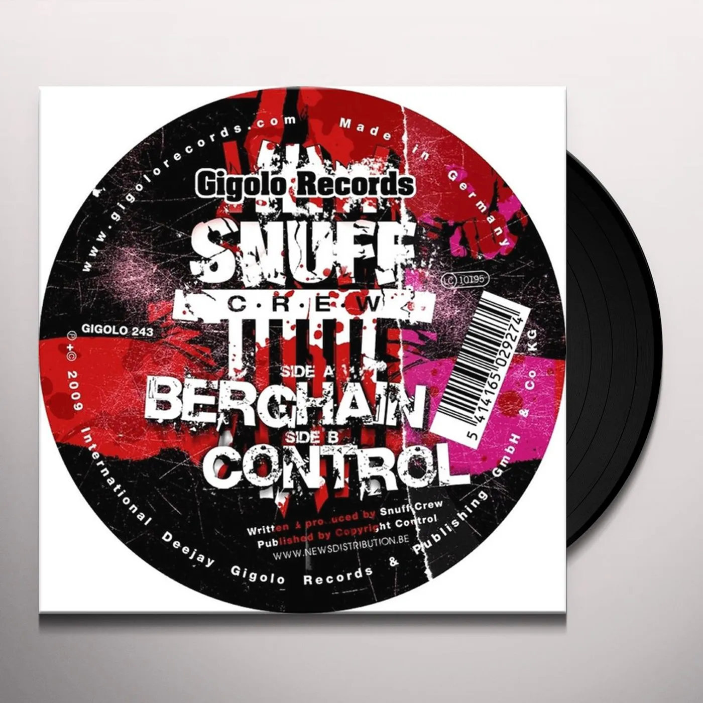 Snuff Crew Berghain Vinyl Record