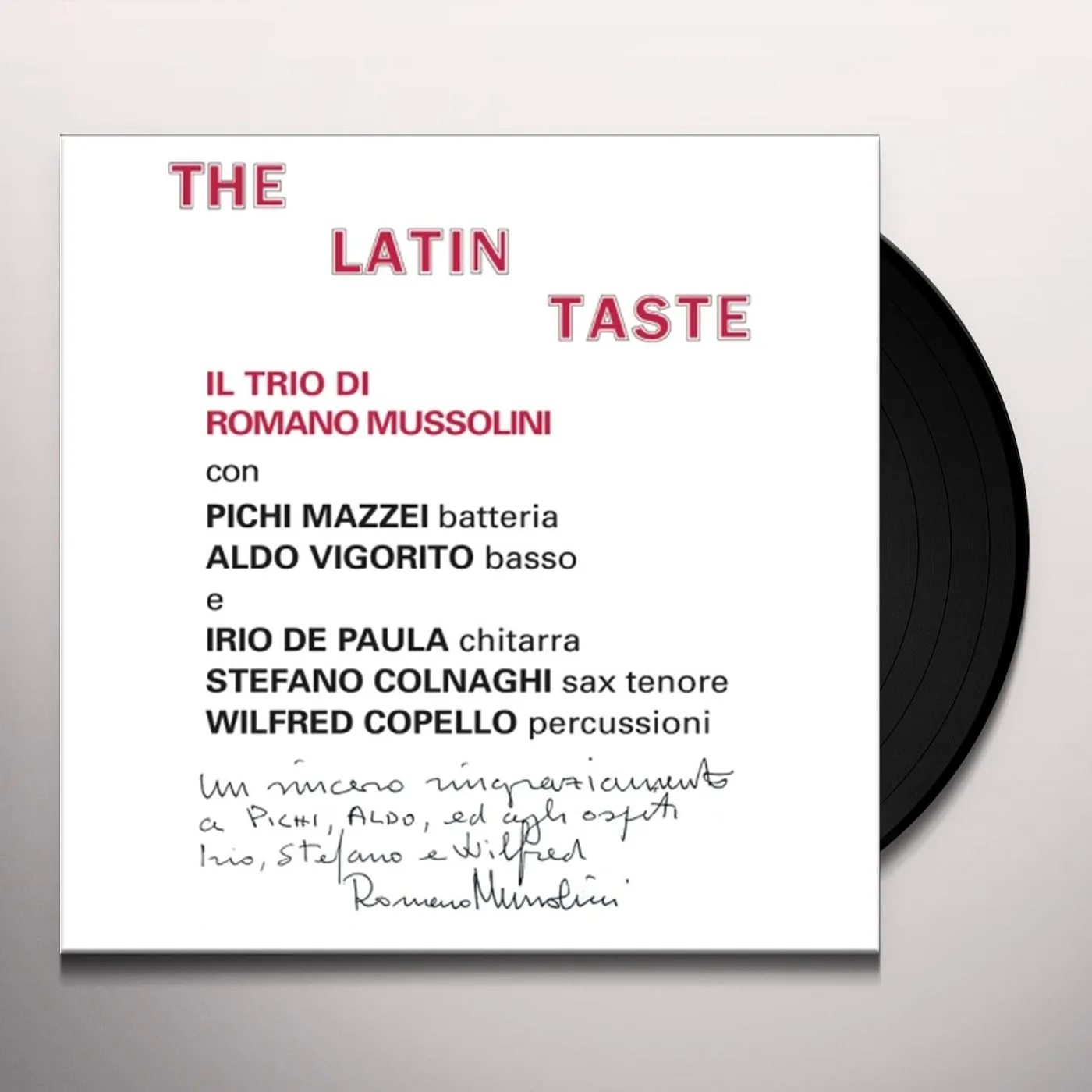 Romano Mussolini LATIN TASTE Vinyl Record