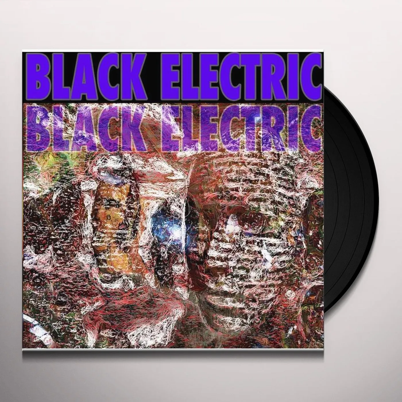 Black Electric Vinyl Record