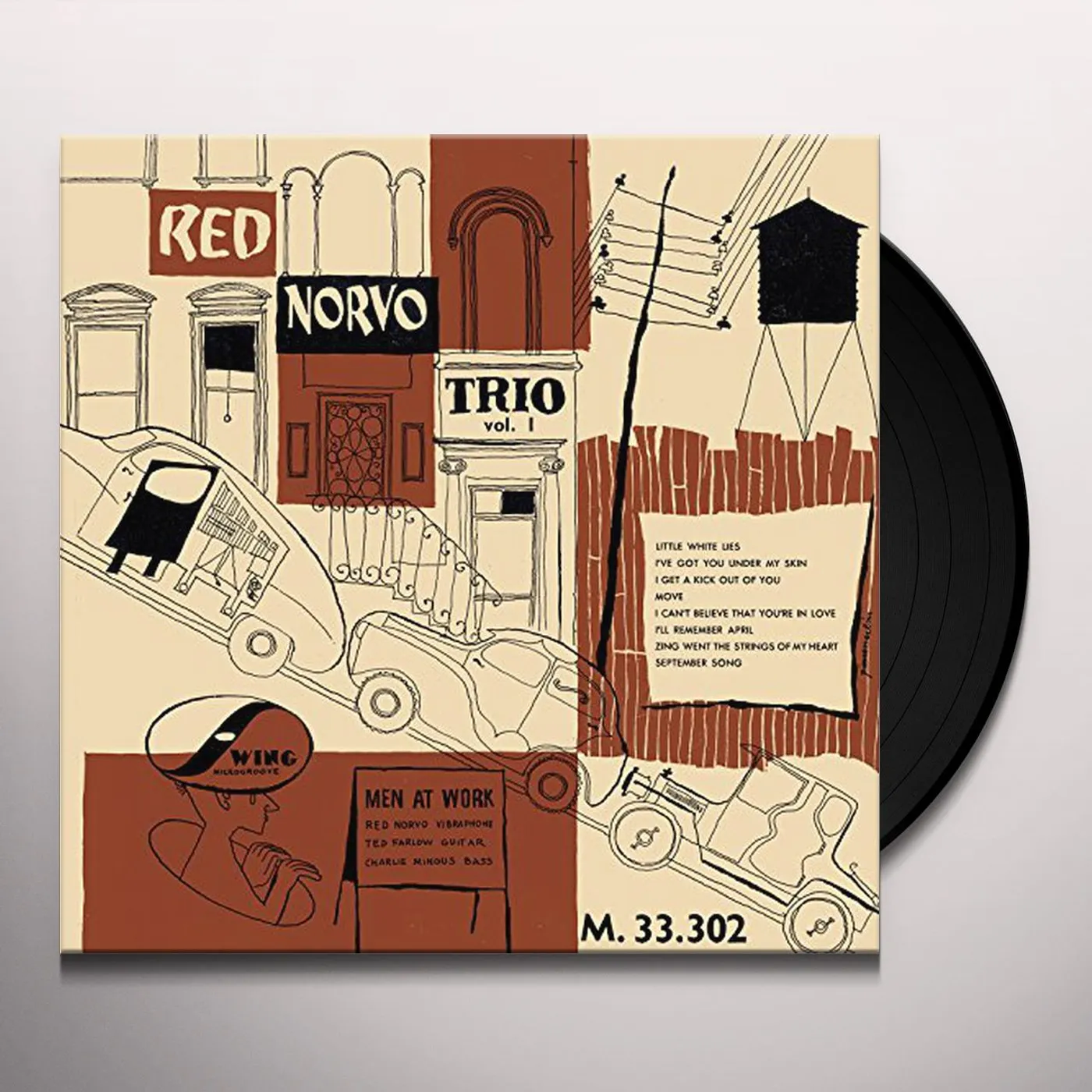 Red Norvo Trio MEN AT WORK Vinyl Record