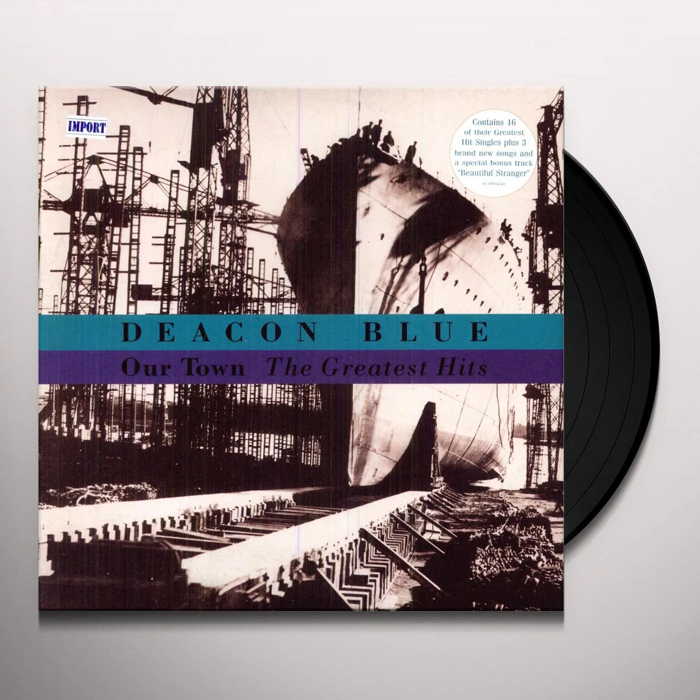 Deacon Blue OUR TOWN THE GREATEST HITS Vinyl Record